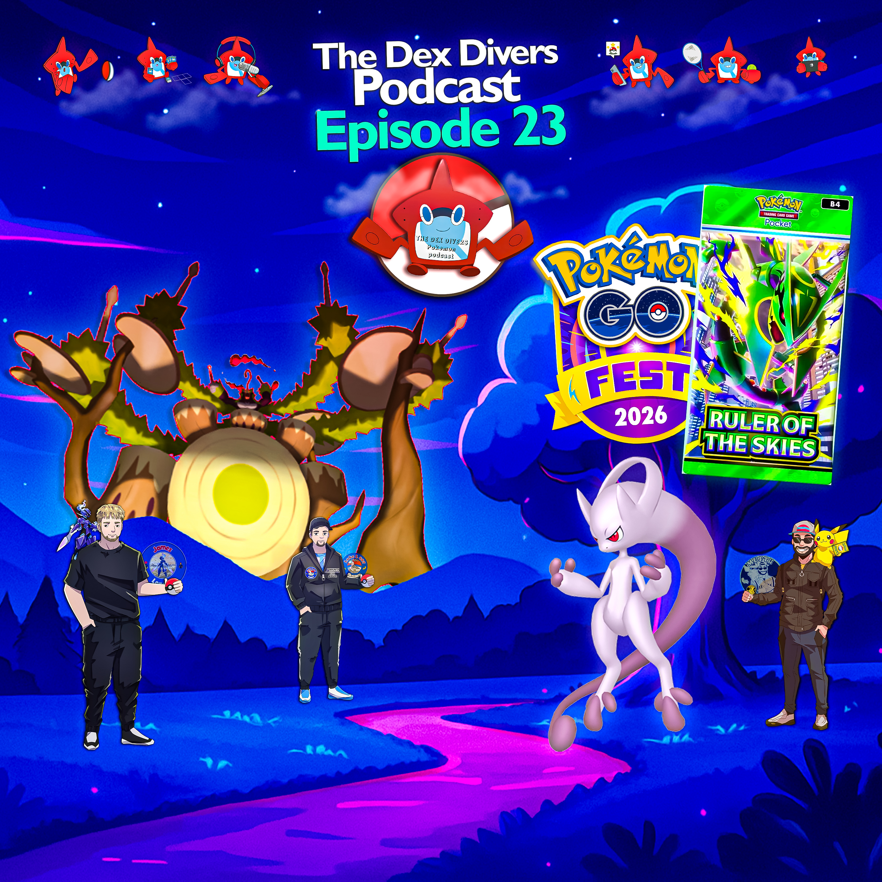 GO Fest Make-Up Day, National Trust & Ruler of the Skies! | Dex Divers Podcast #23 episode artwork