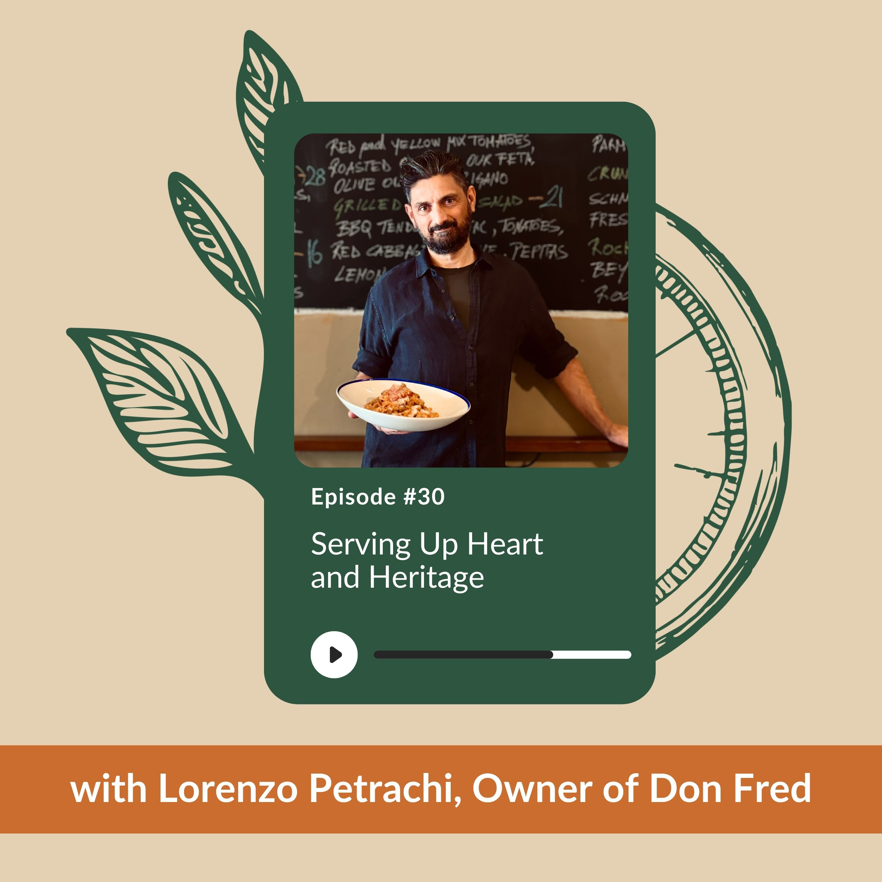 Ep 30 - Serving Up Heart and Heritage | Lorenzo Petrachi | Don Fred episode artwork