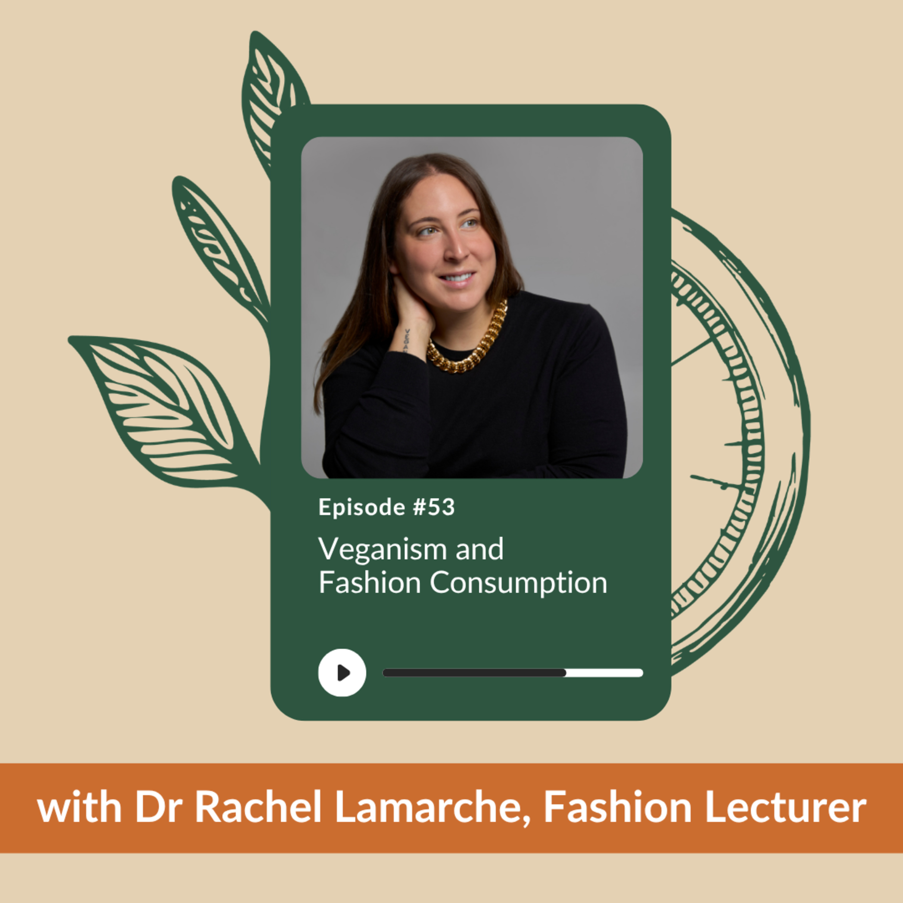 Ep 53 - Veganism and Fashion Consumption | Dr Rachel Lamarche | Senior Lecturer in Fashion Marketing episode artwork