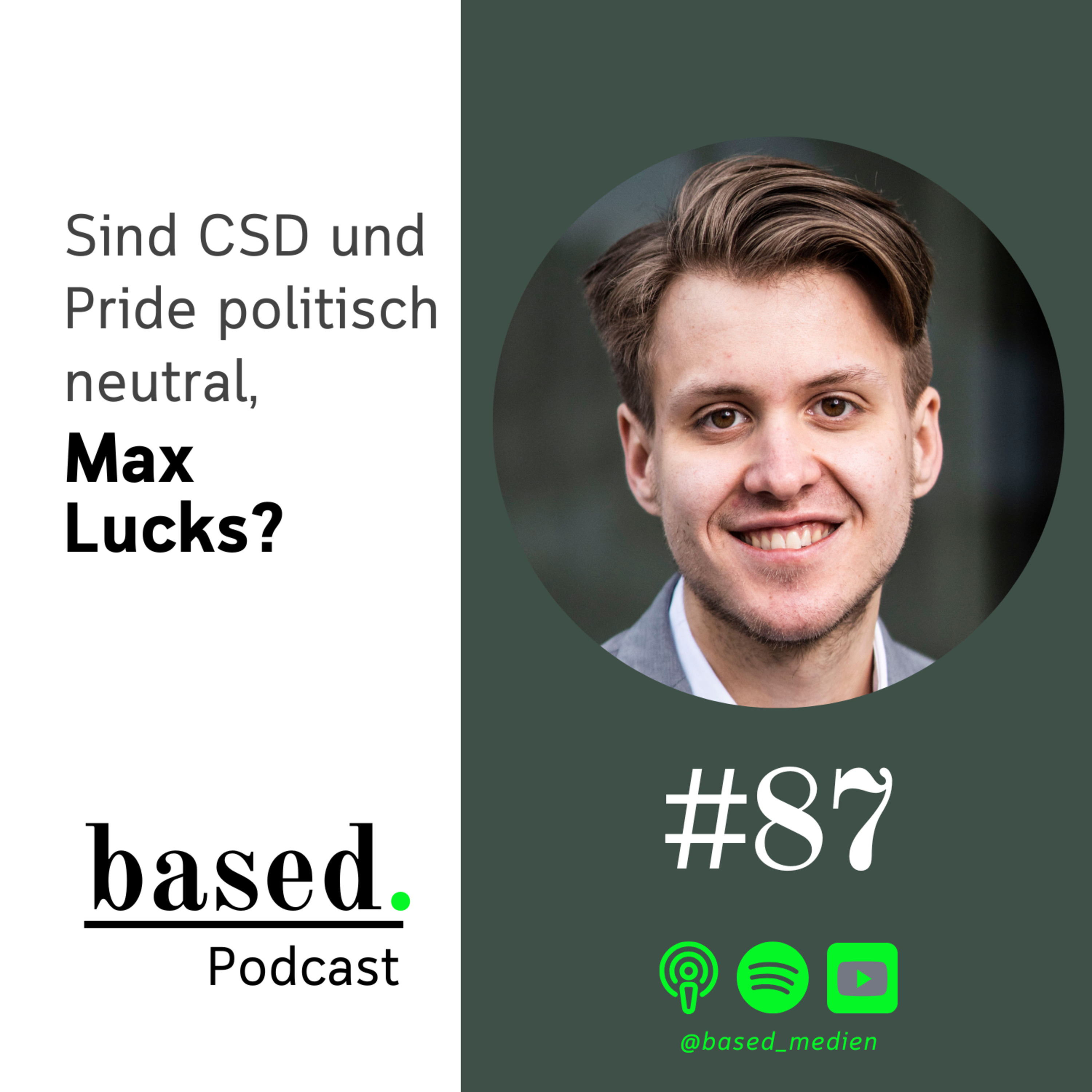 #87 - Sind CSD und Pride politisch neutral, Max Lucks?