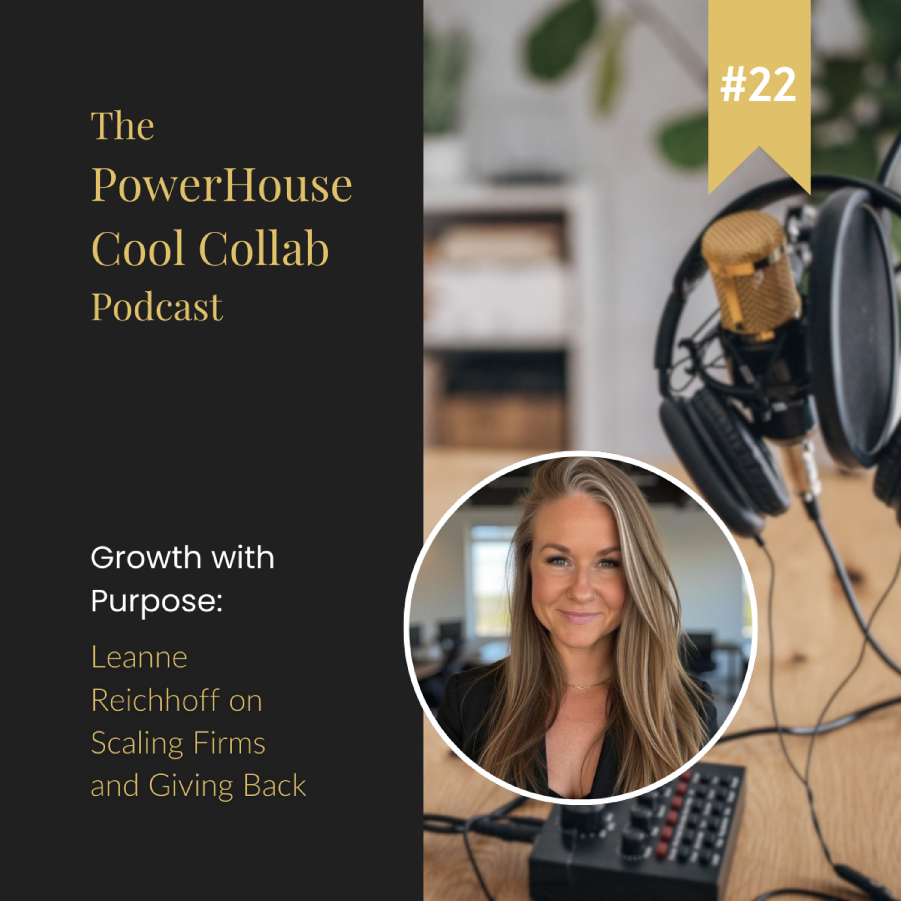 Growth with Purpose: Leanne Reichhoff on Scaling Firms and Giving Back episode artwork