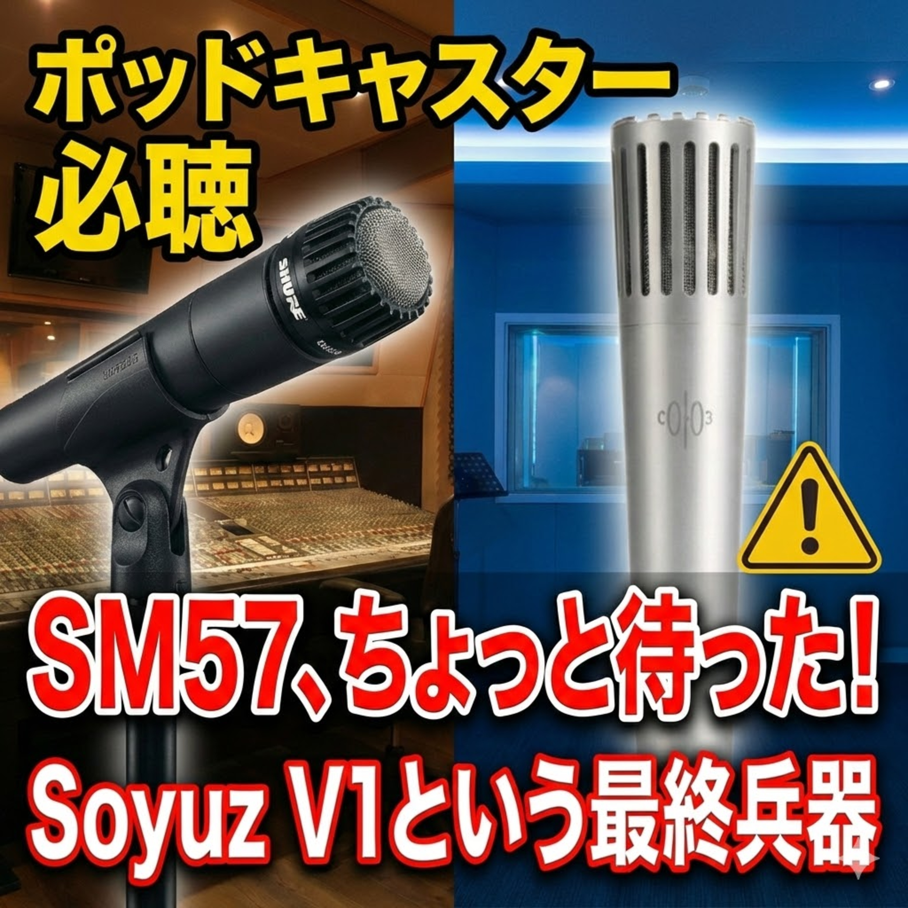 ルックスも音も妥協したくないアナタへ。魔法のマイク「SOYUZ V1」を徹底レビュー！