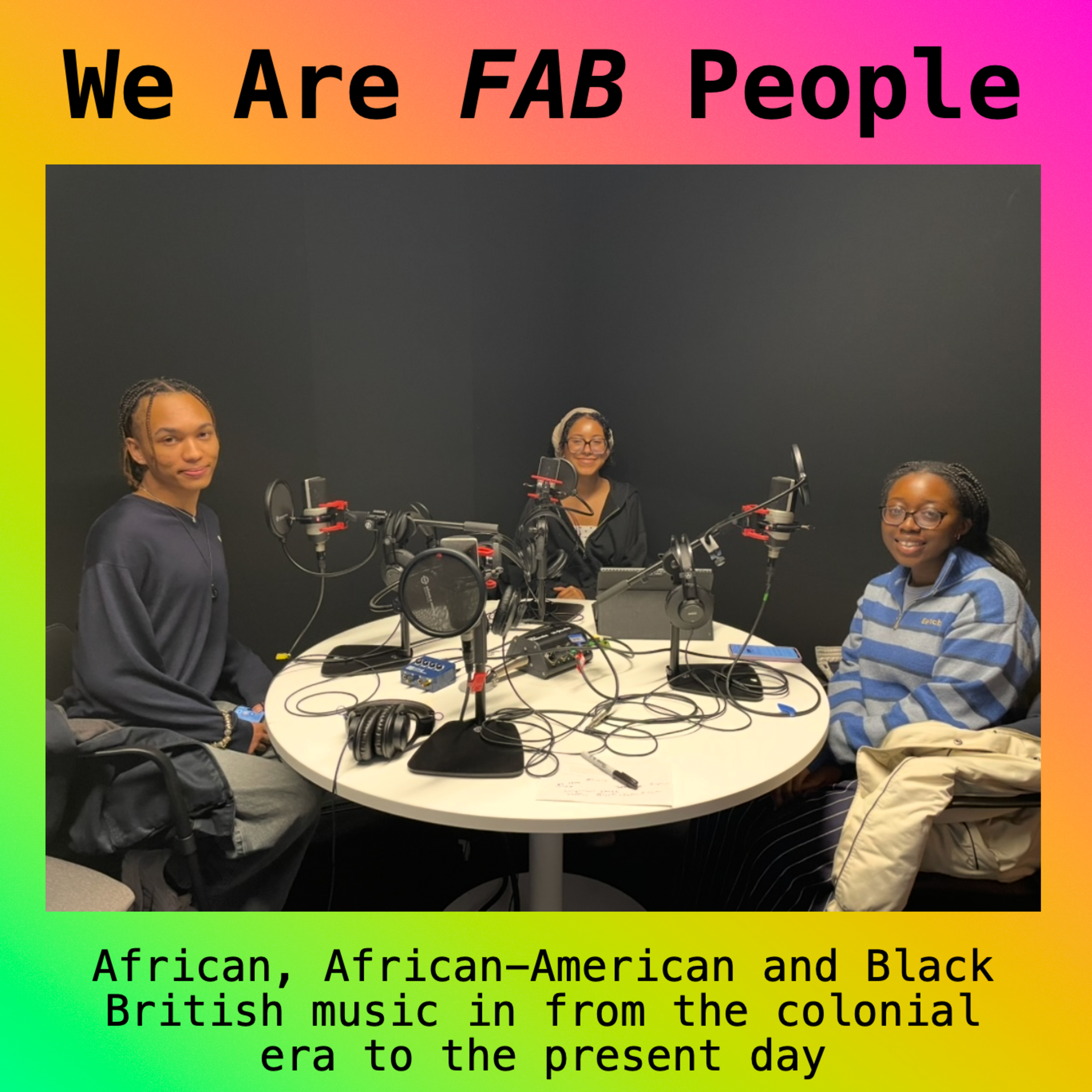 African, African-American and Black British music in from the colonial era to the present day