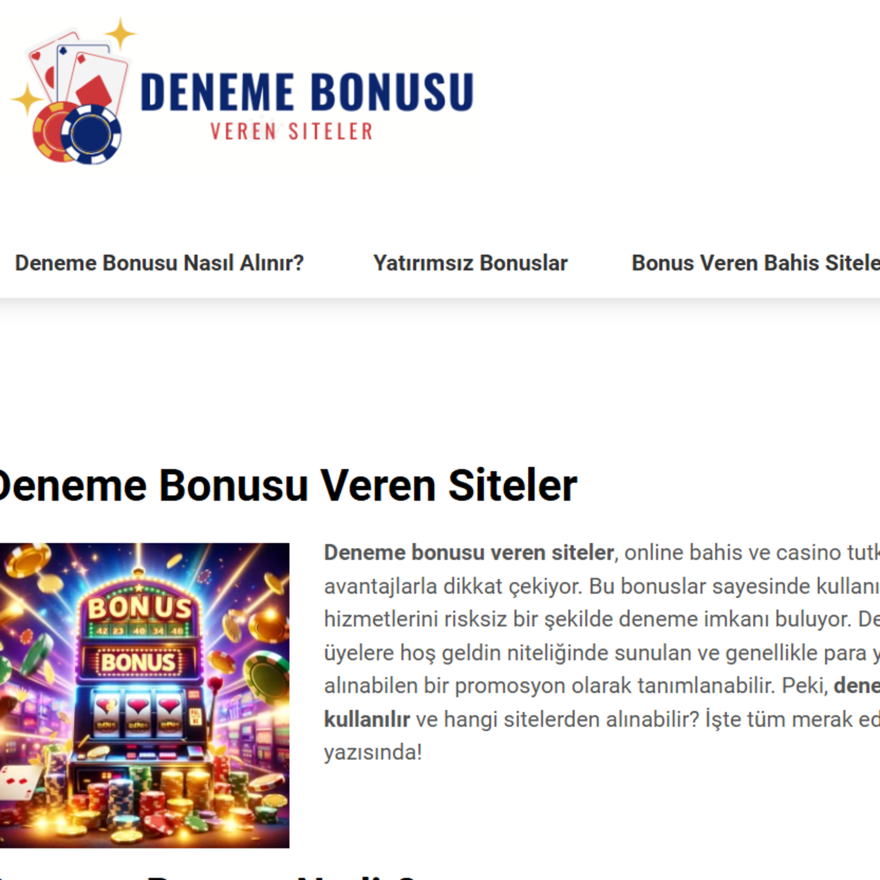 Deneme Bonusu Veren Siteler episode artwork