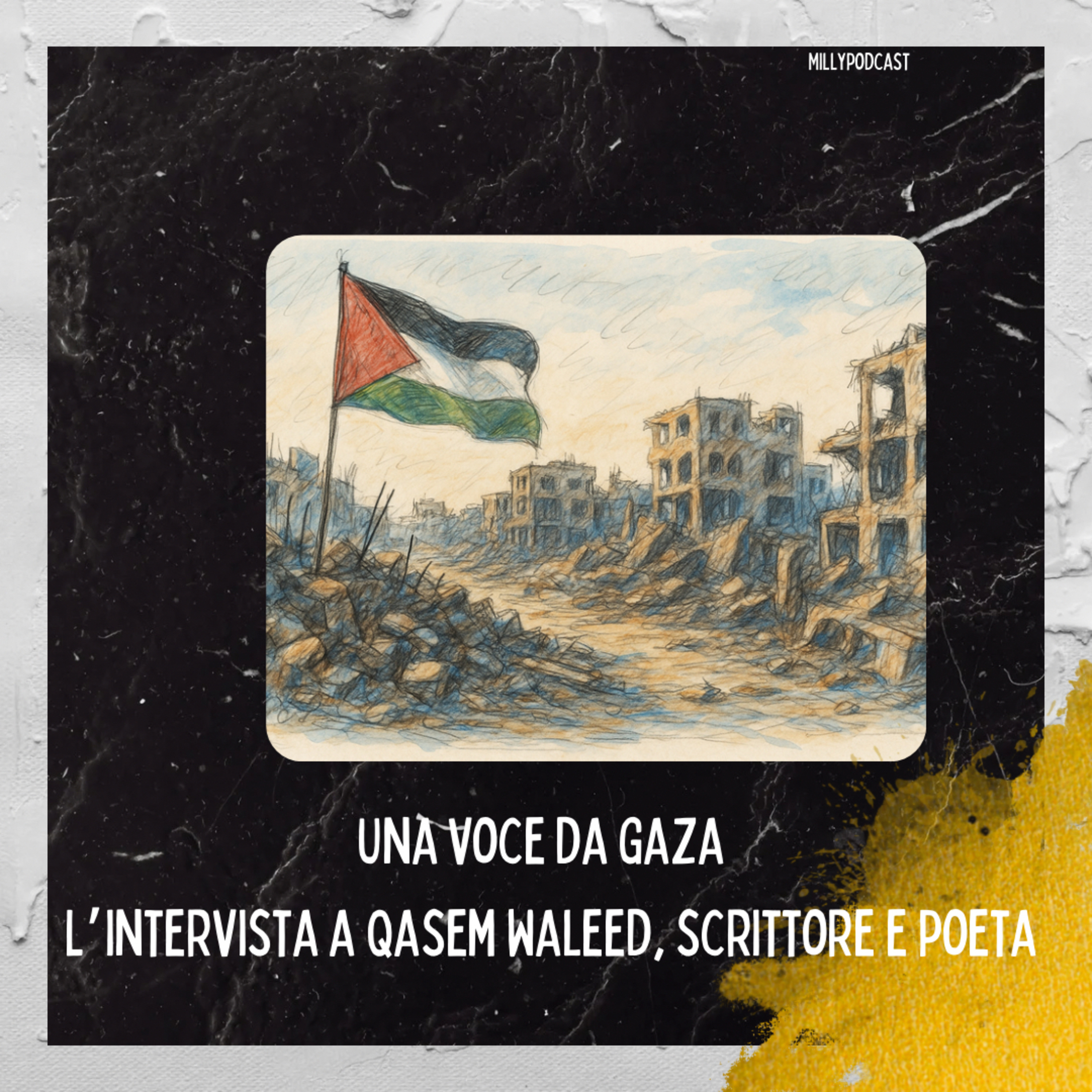 Una voce da Gaza – L’intervista a Qasem Waleed, scrittore e poeta