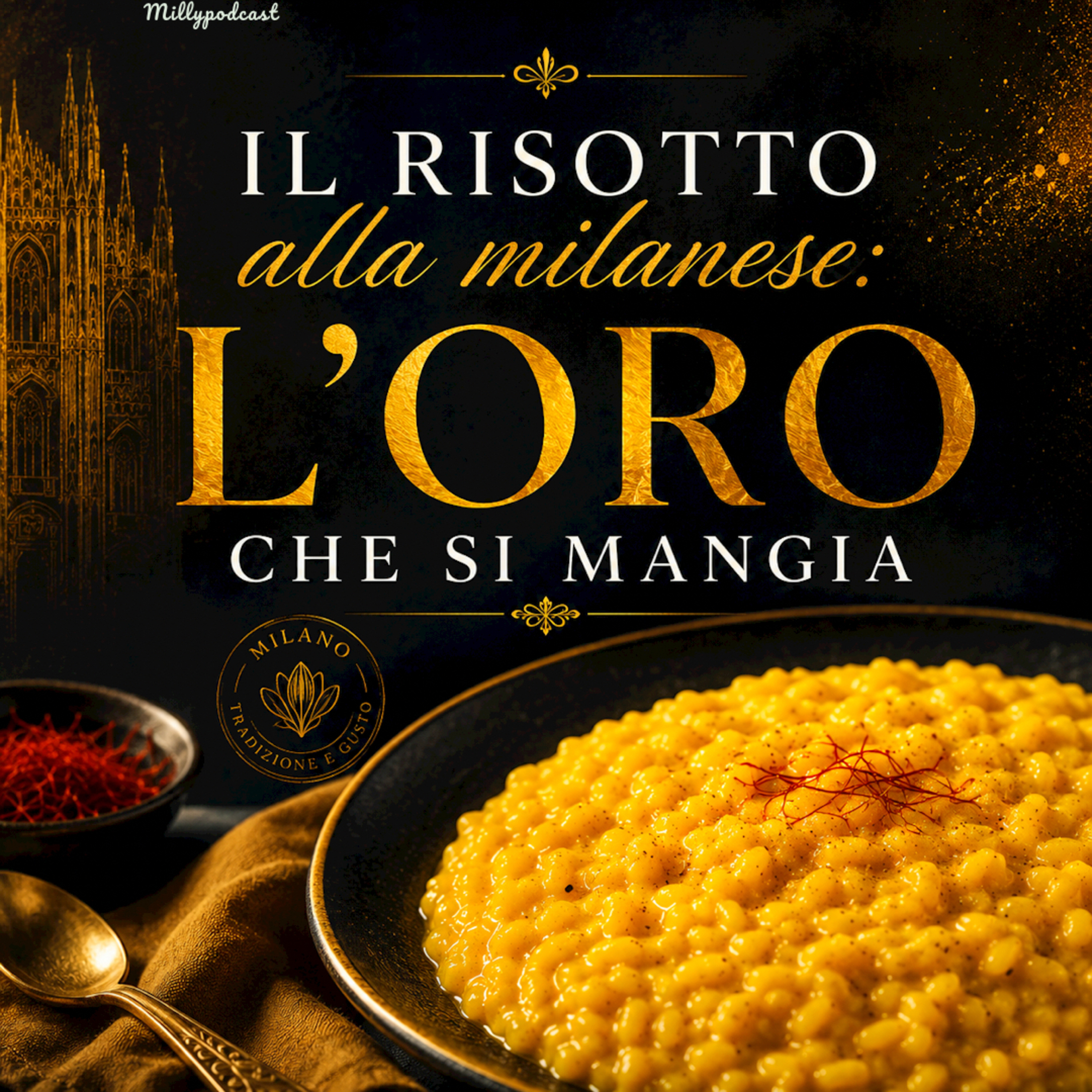 Il risotto alla milanese: l’oro che si mangia