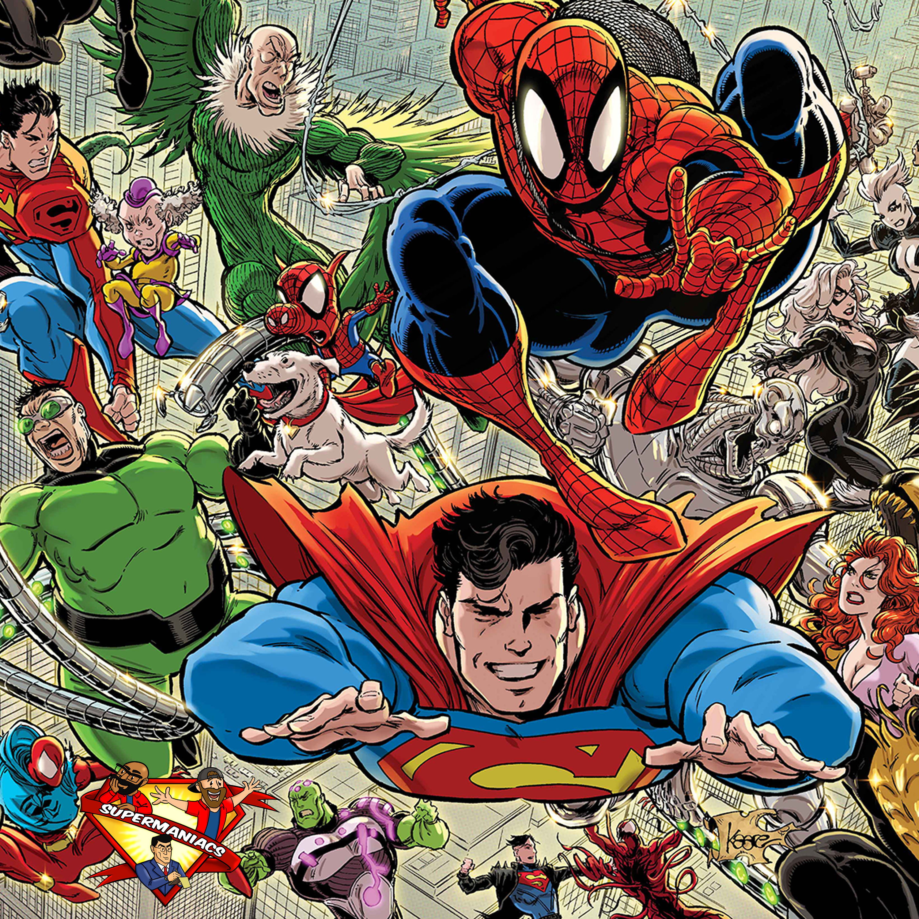 Marvel's 2026 SPIDER-MAN/SUPERMAN Comic Book Crossover episode artwork