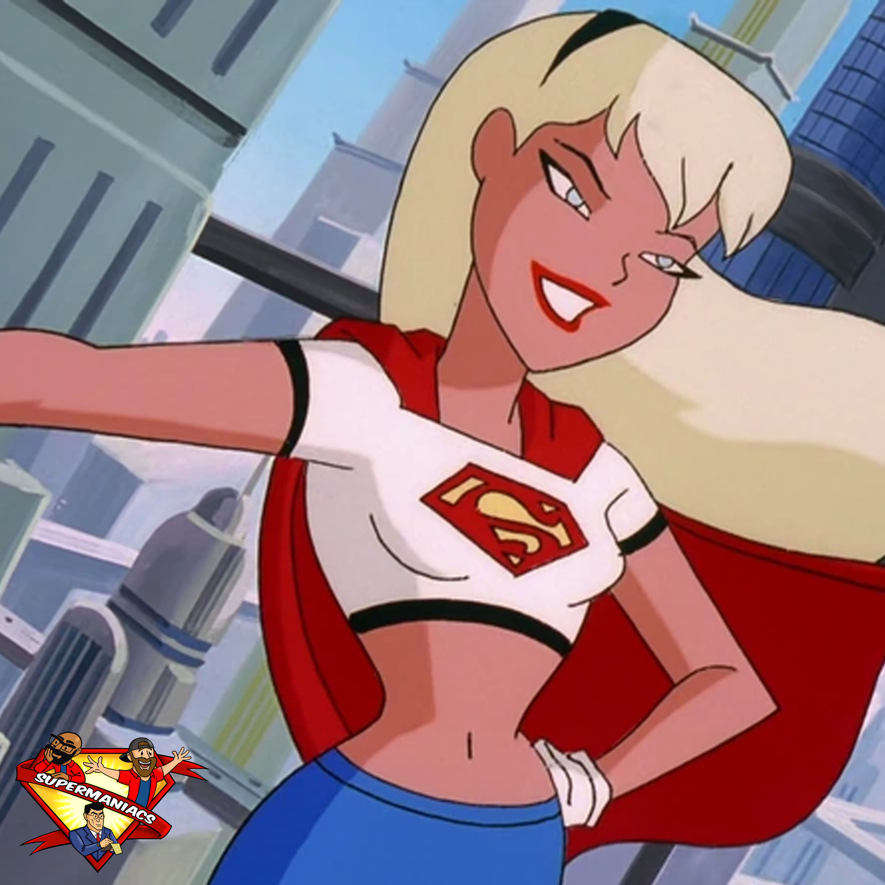 Supergirl in SUPERMAN: THE ANIMATED SERIES episode artwork