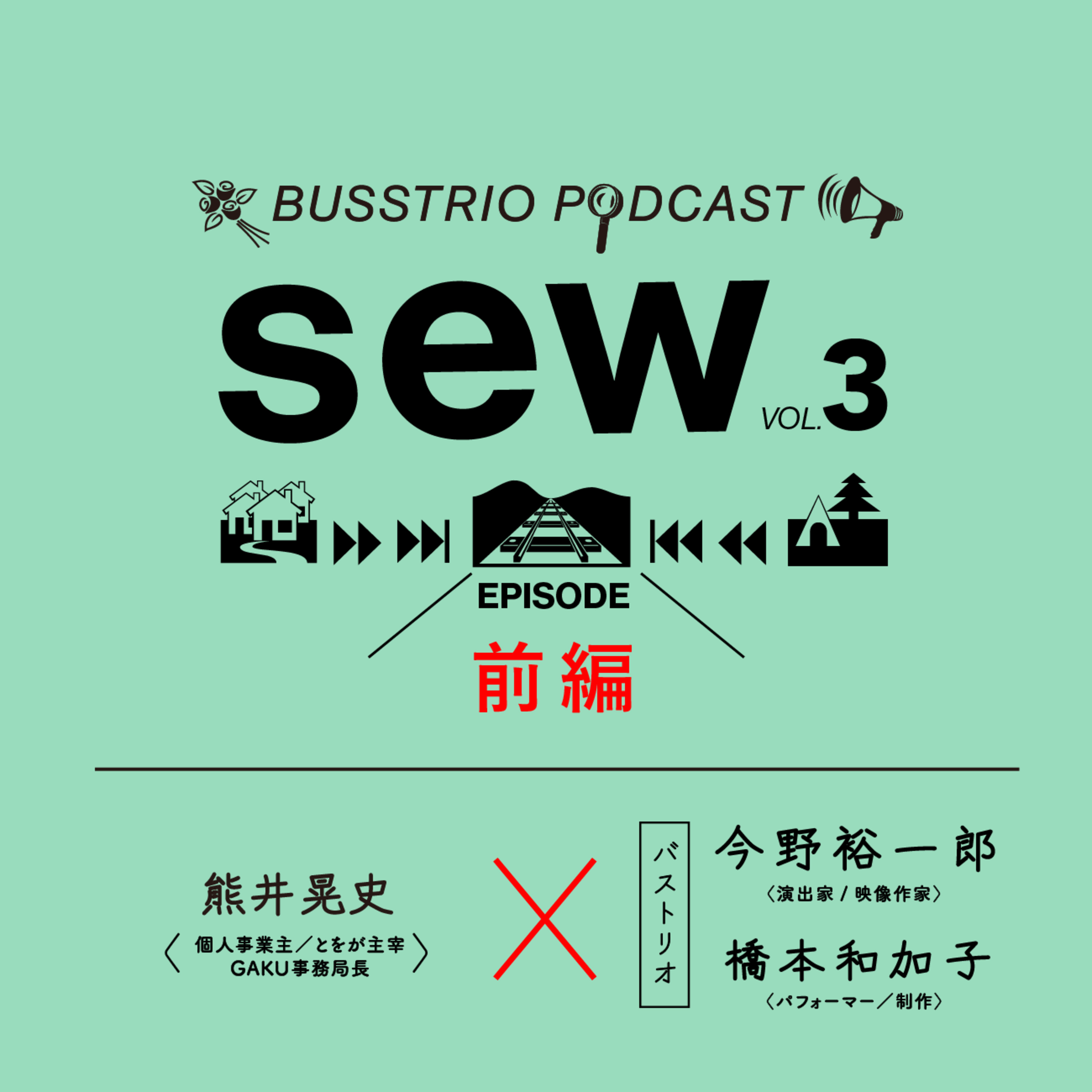 VOL.3【前編】持ち寄って成り立たせるってことははじまりも終わりも曖昧｜熊井晃史×今野裕一郎×橋本和加子 episode artwork