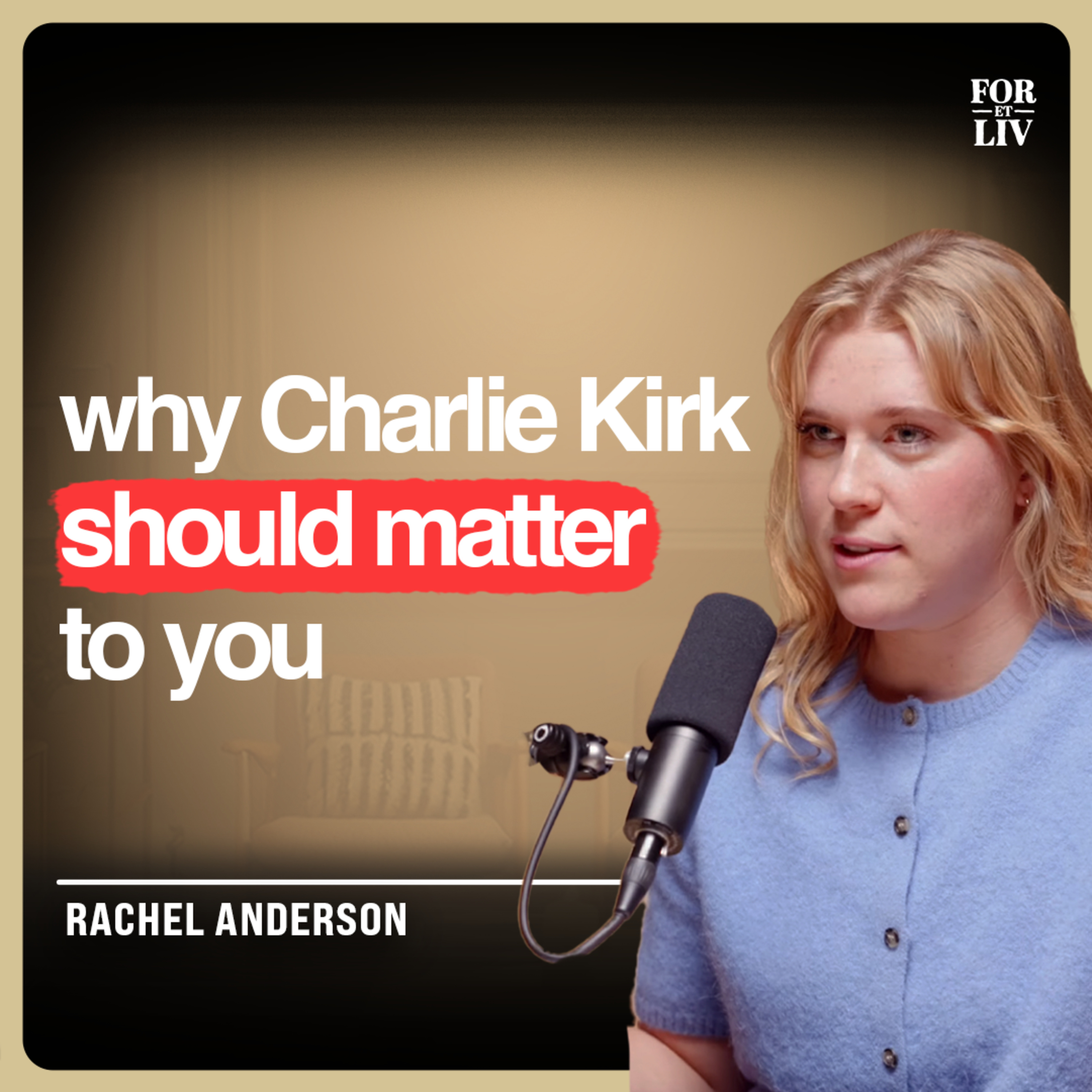 One month after Charlie Kirk - lessons you can't deny – Rachel Anderson episode artwork