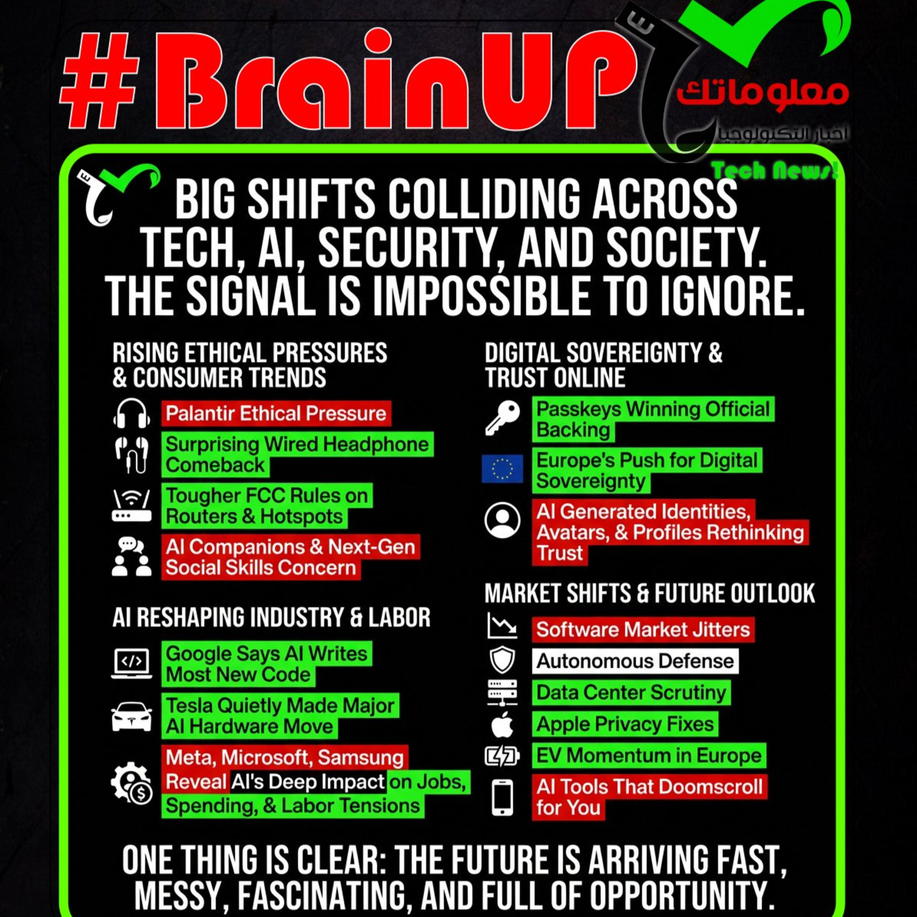 #BrainUp كبر دماغك اخبار التكنولوجيا اليوم 24 إبريل 2026