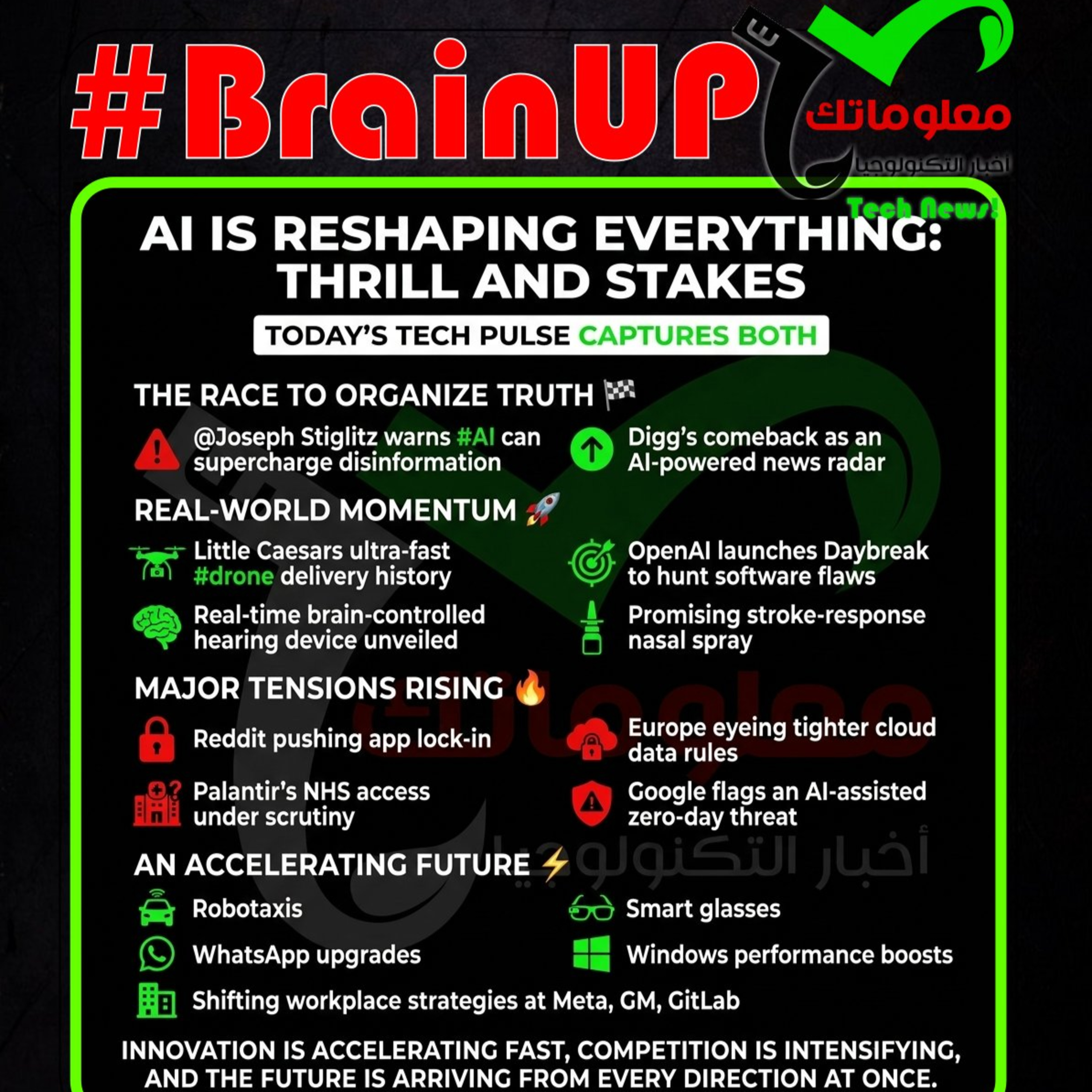 #BrainUp كبر دماغك اخبار التكنولوجيا اليوم 12 مايو 2026 episode artwork