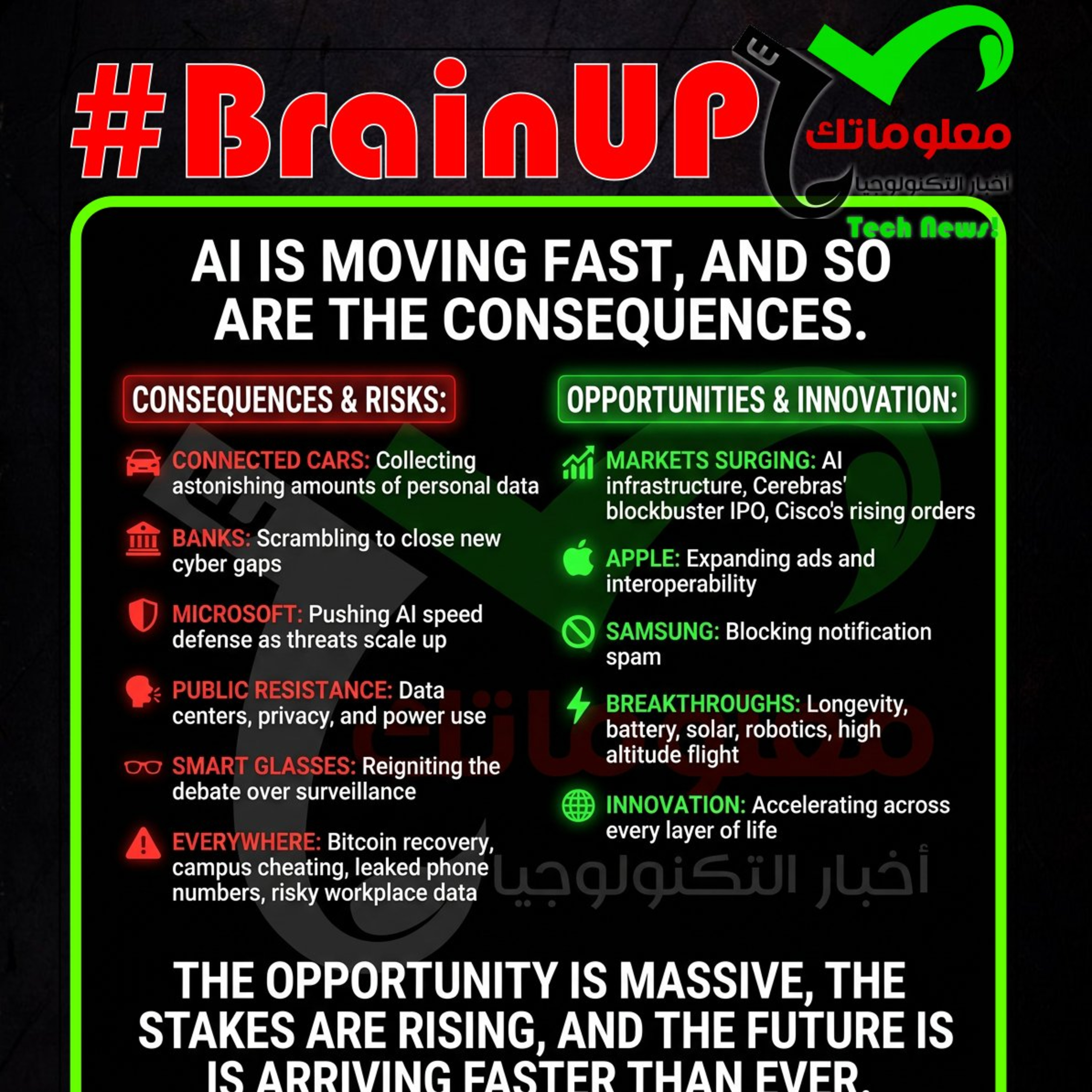 #BrainUp كبر دماغك اخبار التكنولوجيا اليوم 14 مايو 2026 episode artwork