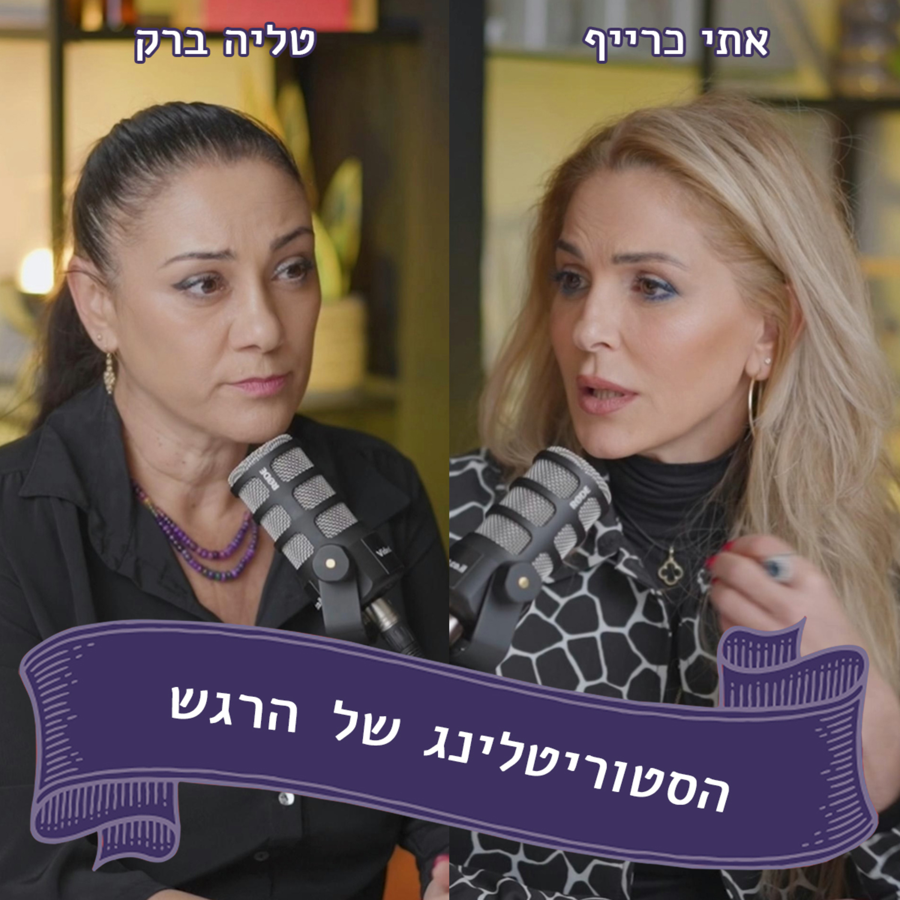 אתי כרייף מתארחת אצל טליה ברק - צדק, צדק תרדוף episode artwork