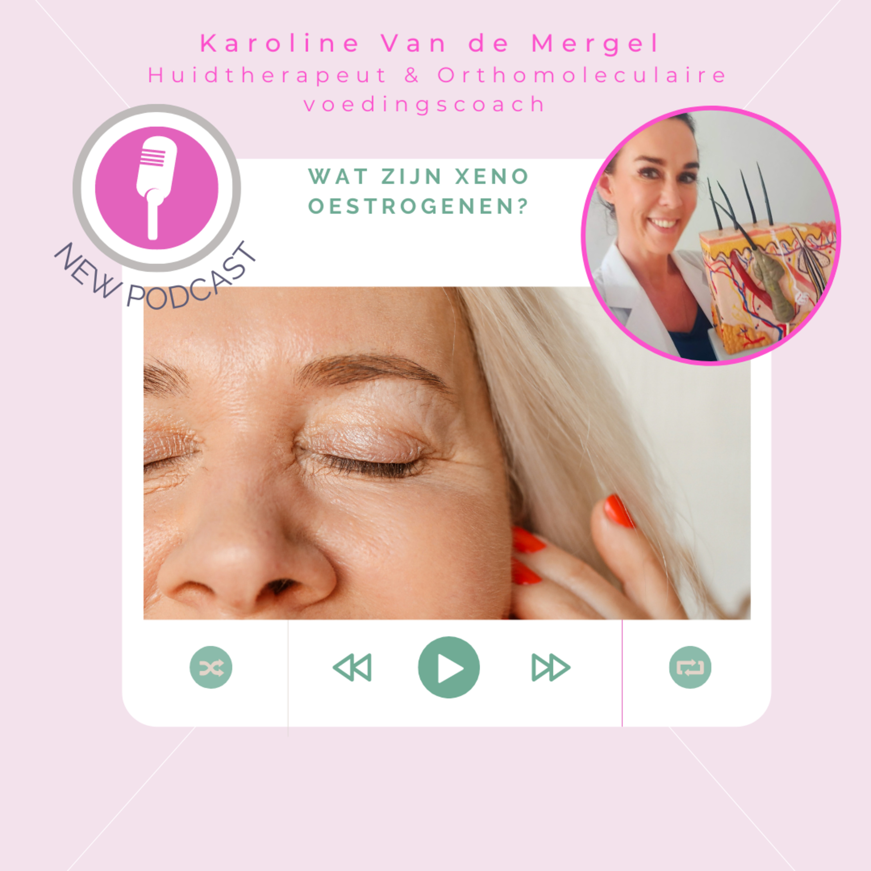 Karoline Van de Mergel - Huidtherapeut en orthomoleculaire voedingscoach. Docent/motivatiespreker