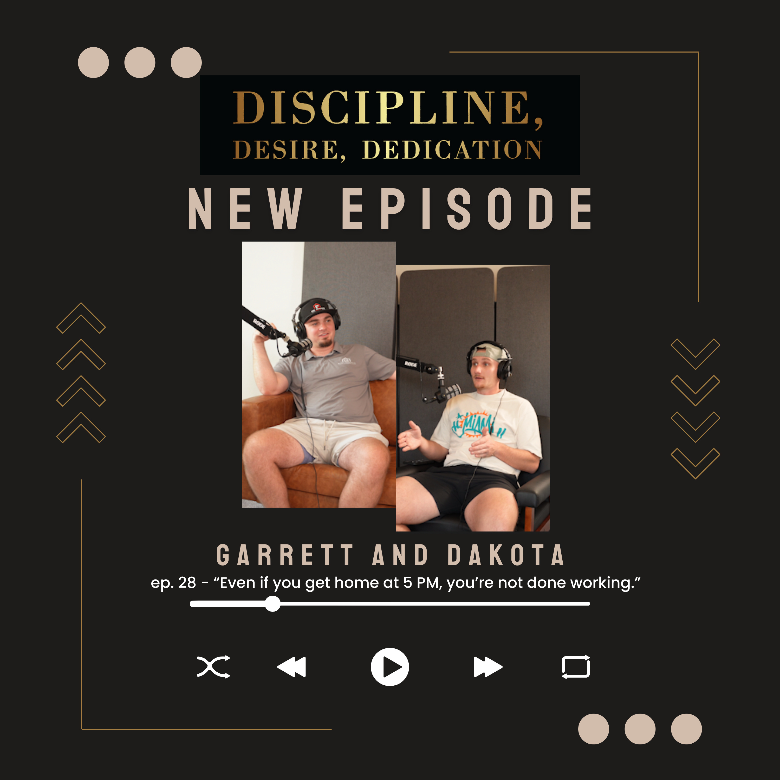 Discipline, Desire, Dedication