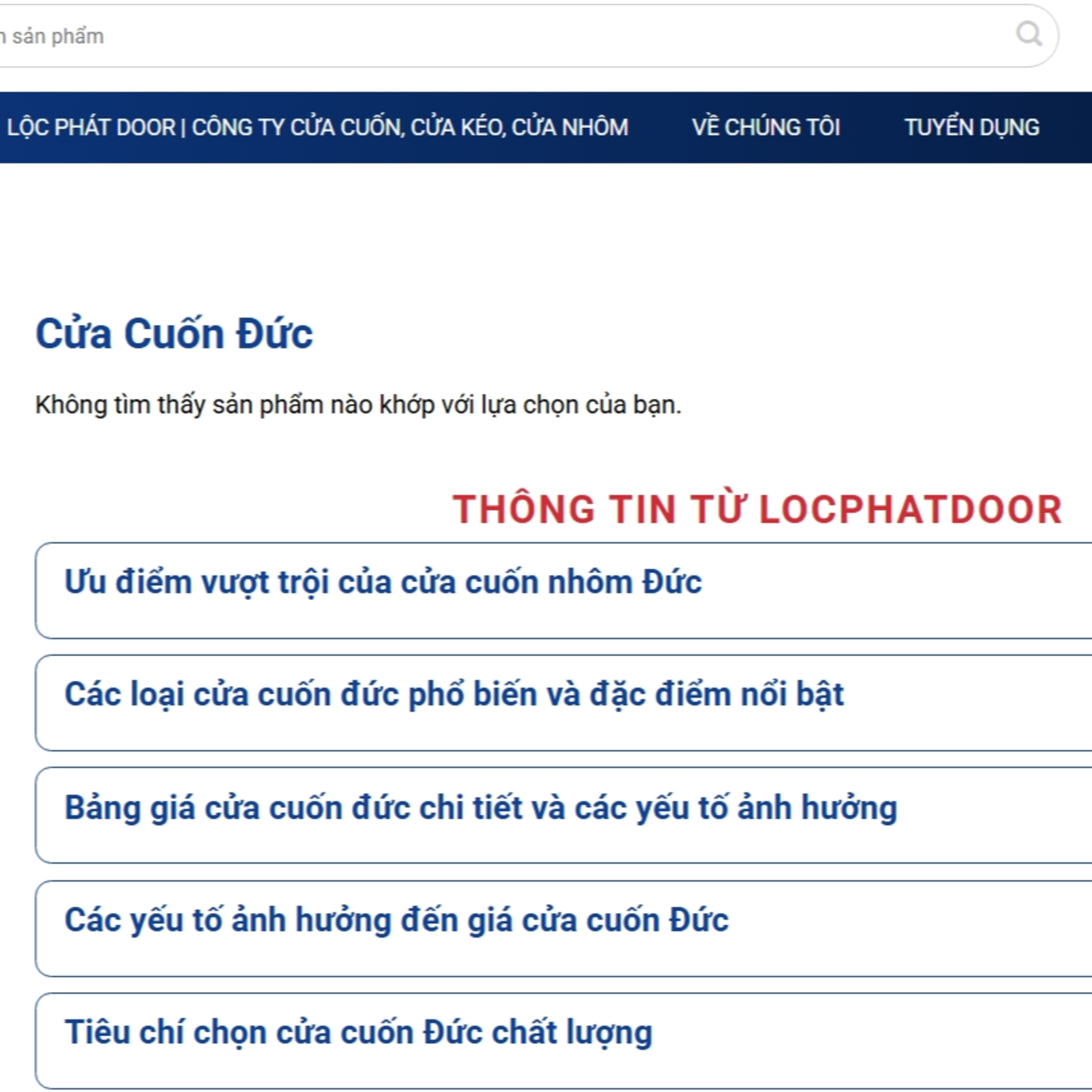Lộc Phát Door Công ty cửa cuốn, cửa kéo, cửa nhôm