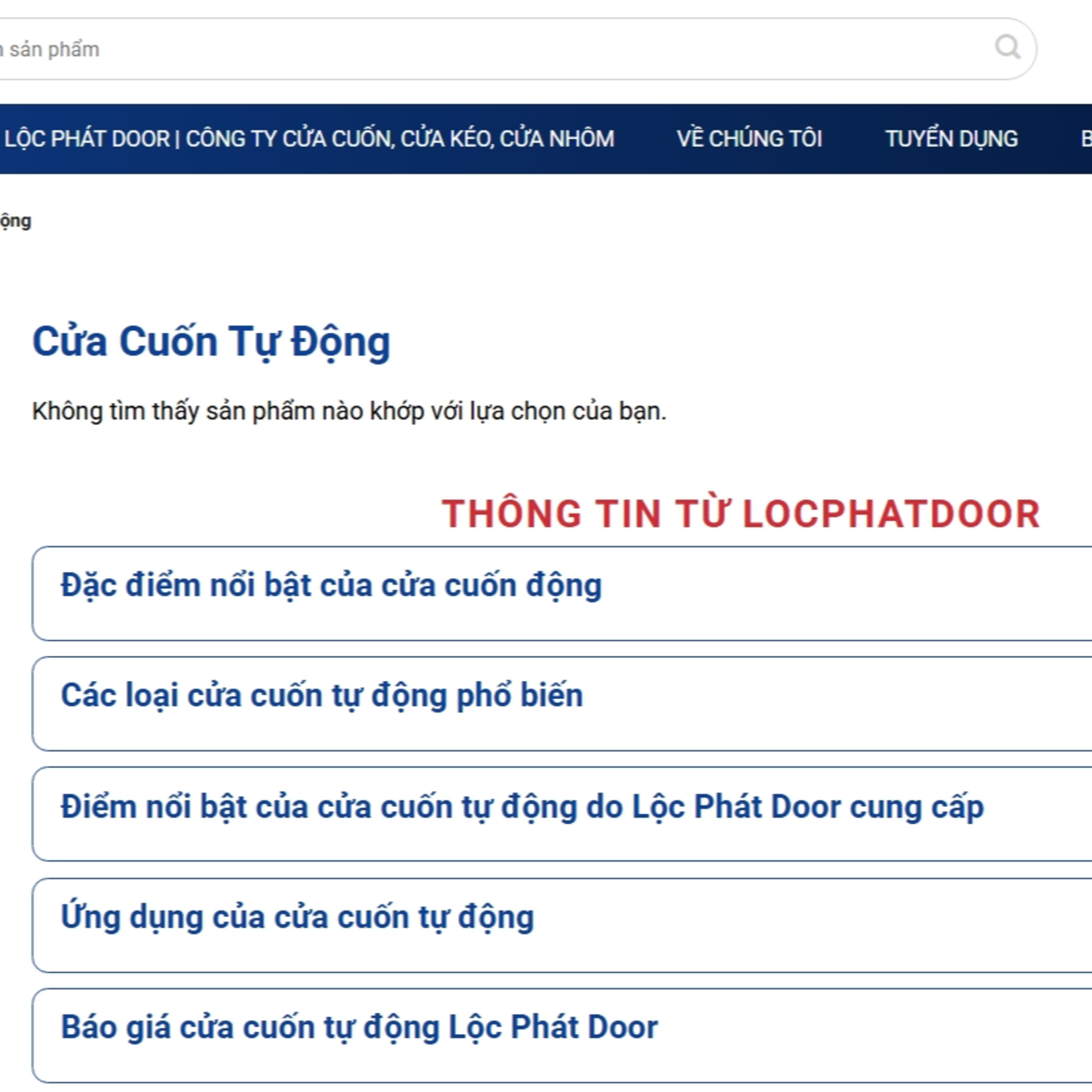 Lộc Phát Door Công ty cửa cuốn, cửa kéo, cửa nhôm