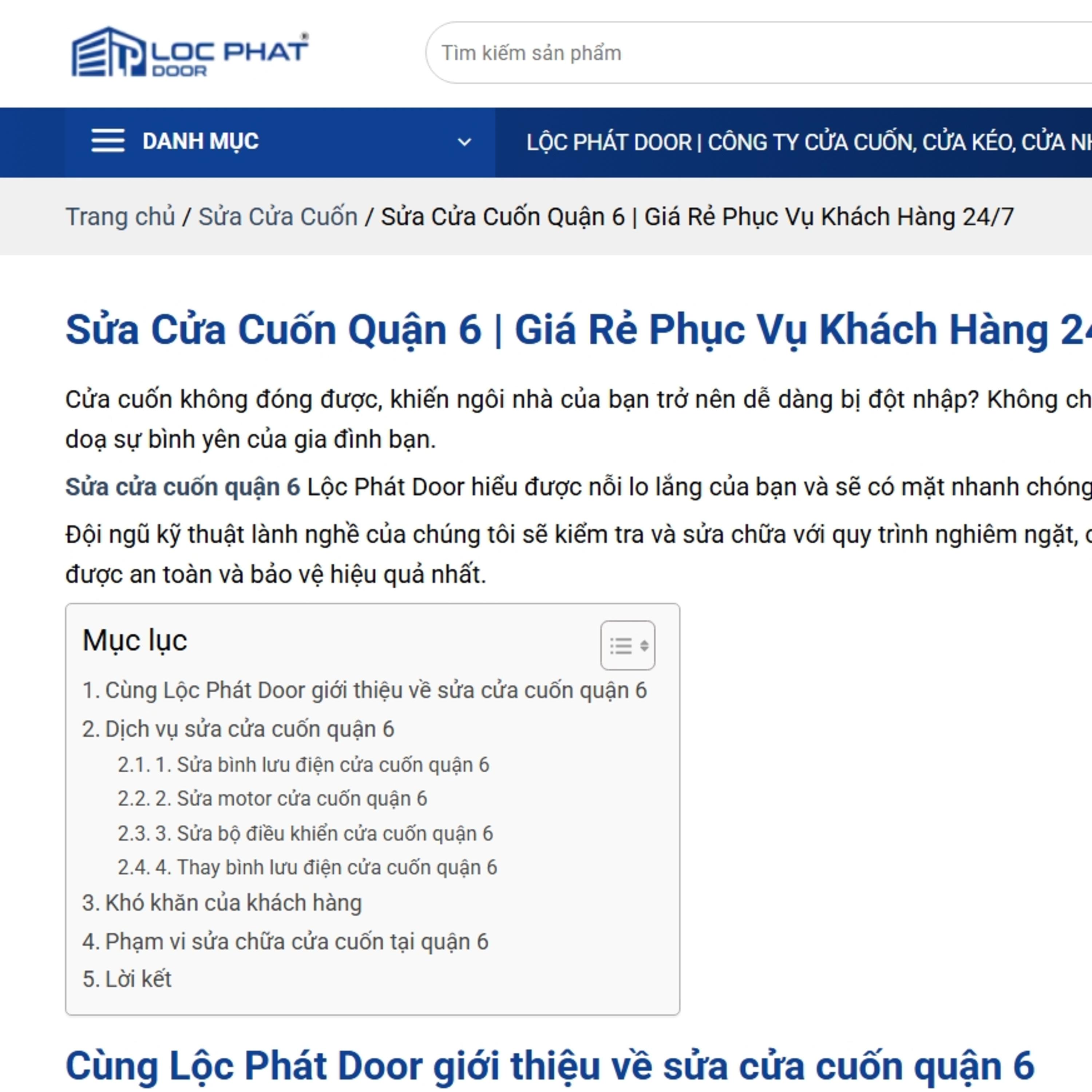 Cửa cuốn quận 6 episode artwork