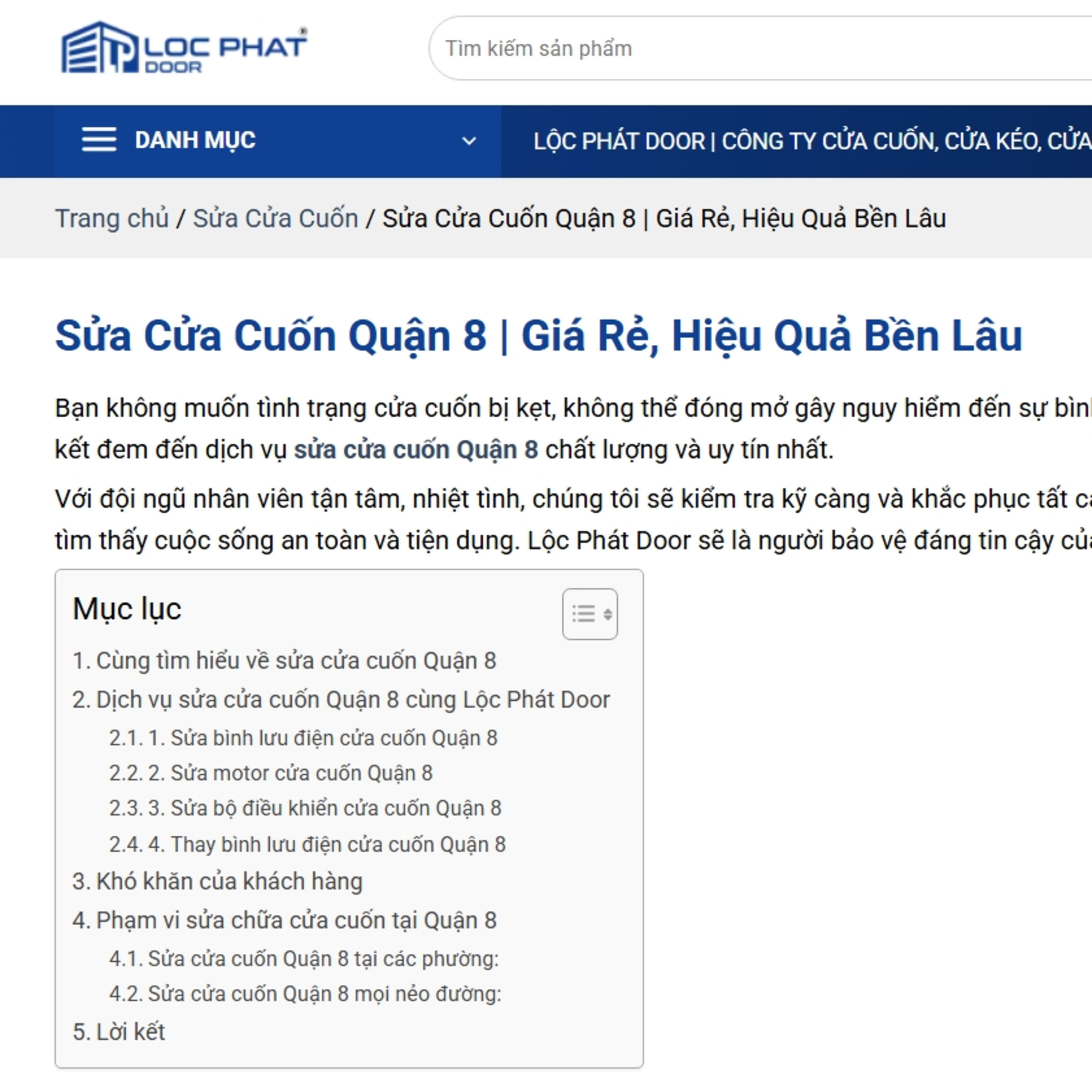 Dịch vụ sửa cửa cuốn tại Quận 8  episode artwork