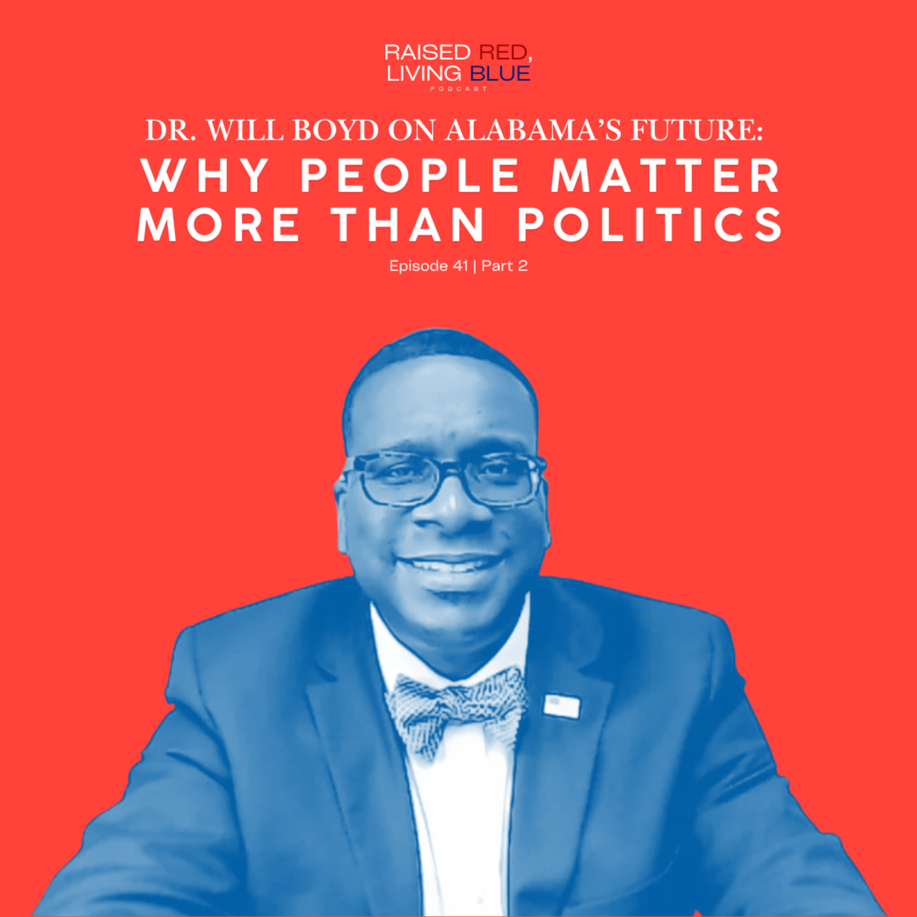 Raised Red, Living Blue