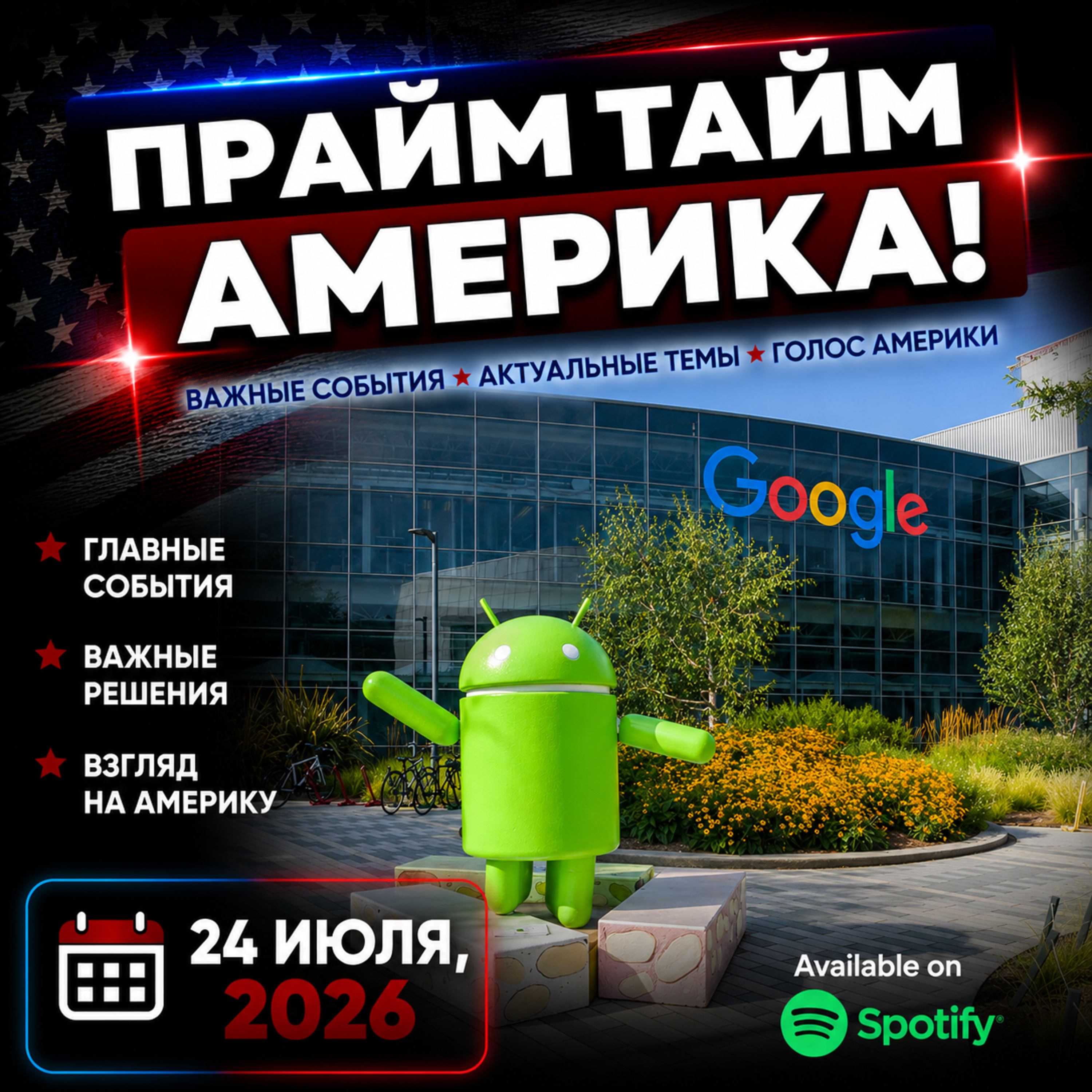 Прайм Тайм Америка | 24 июля, 2026 | Новости США и Мира | KXPD 1040 AM #новости #podcast #сша episode artwork