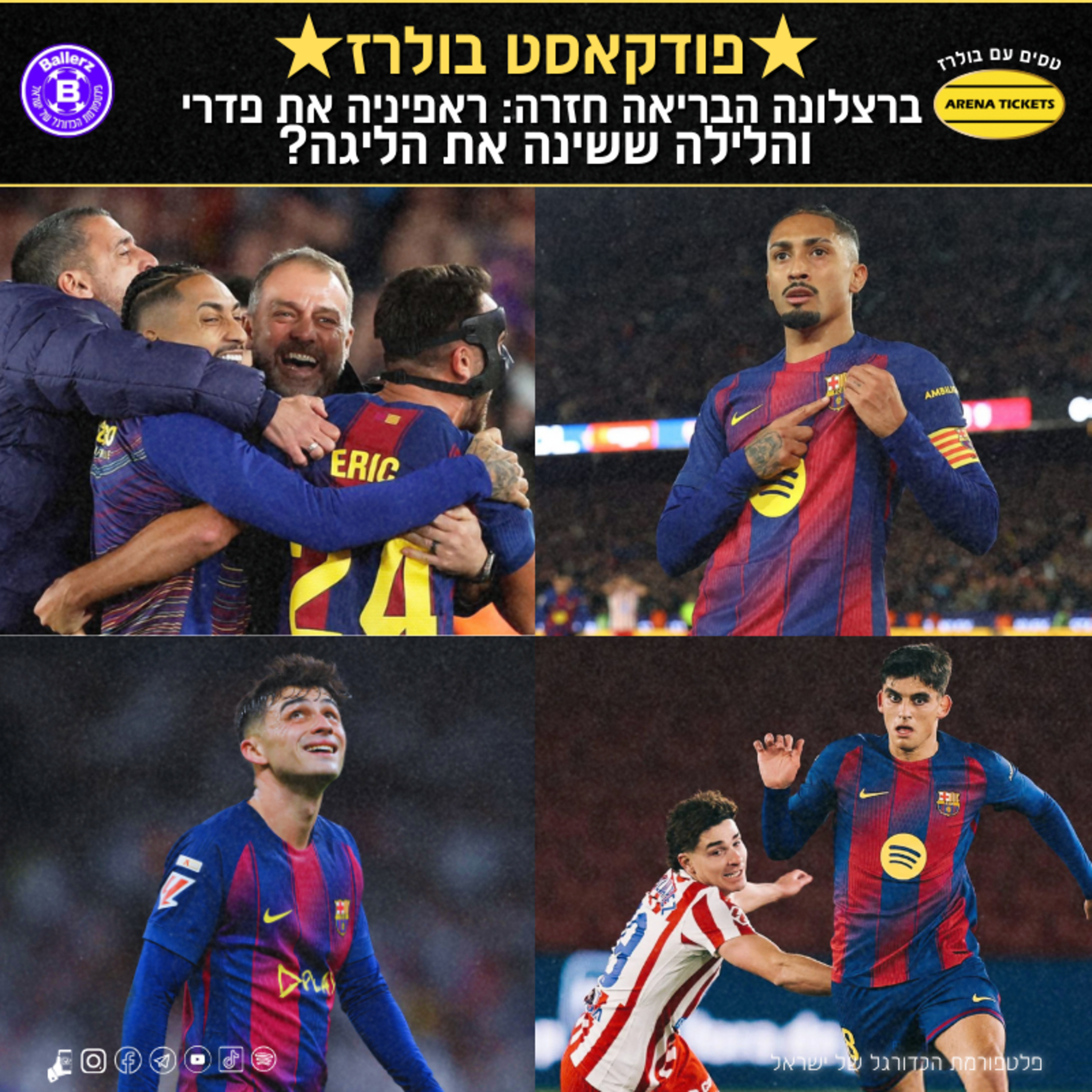ברצלונה הבריאה חזרה: ראפיניה את פדרי והלילה ששינה את הליגה? episode artwork