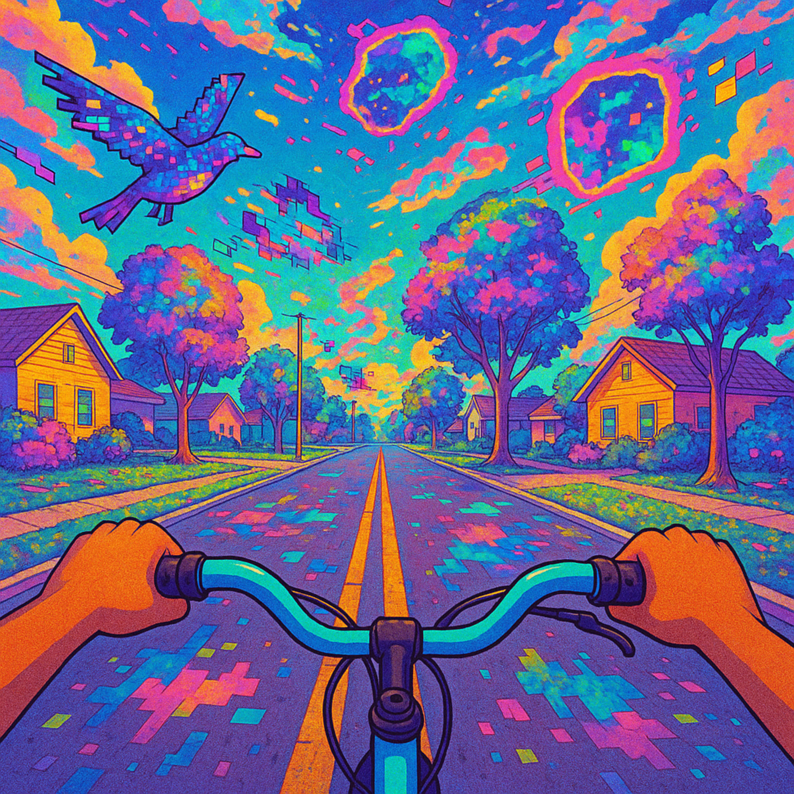 my morning bike ride to work aka JC TEARS thru URBAN CaRNaGe & RAGEZ w/DIMENSIONS & DEST2NY ITSELF?! episode artwork