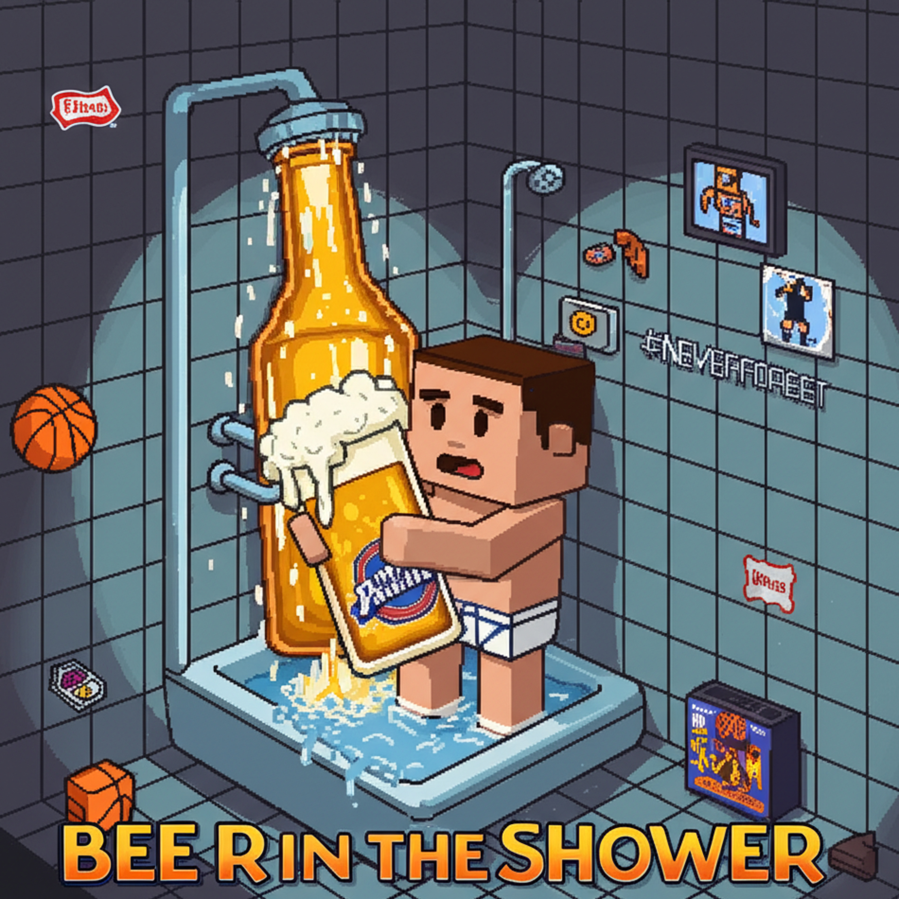beer in the shower aka JC THROAT pUNchez a long day N DA nutZ so fuckin hARd YO?! episode artwork