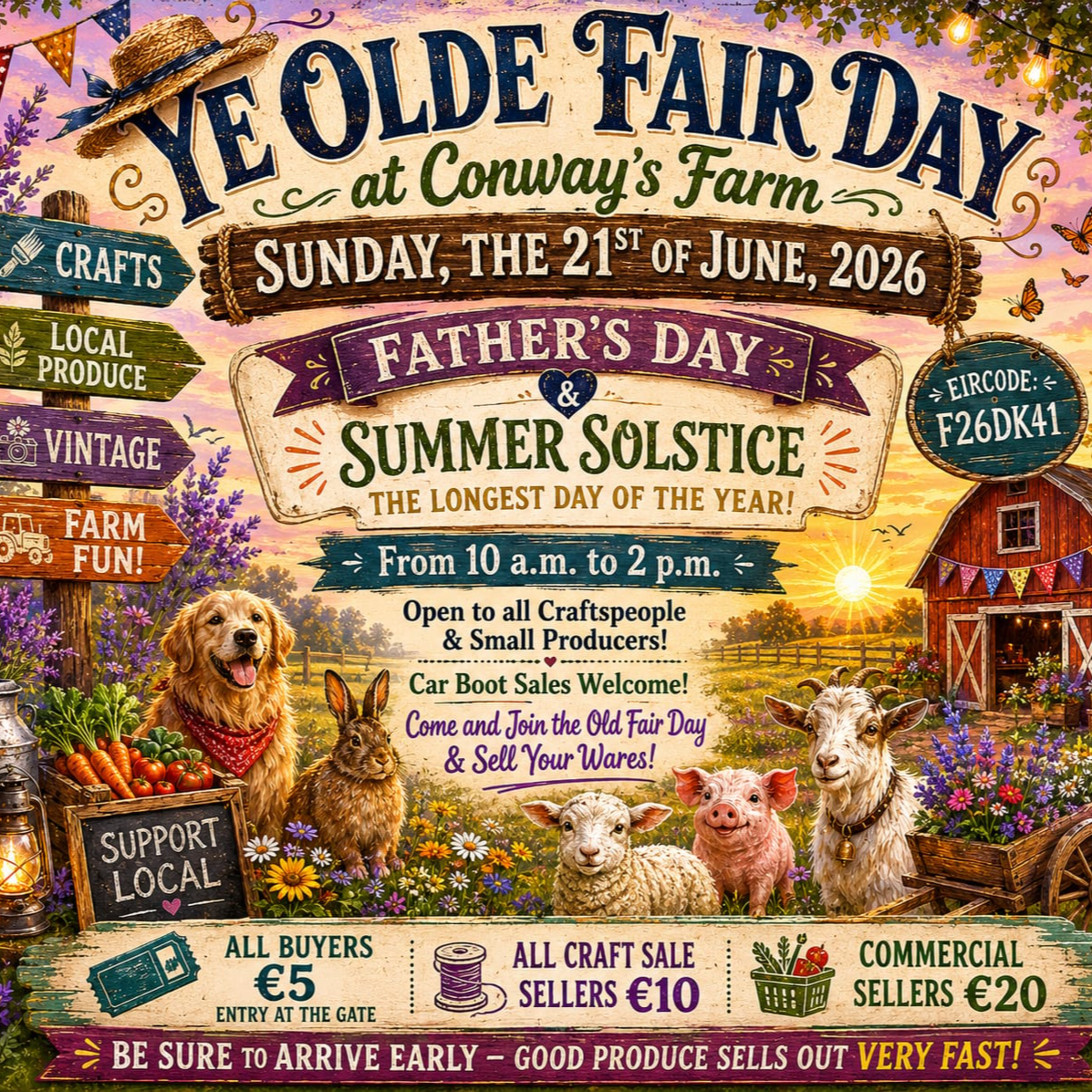 Fair Day at Conways Farm | Cash, Barter, Trade & Community  artwork