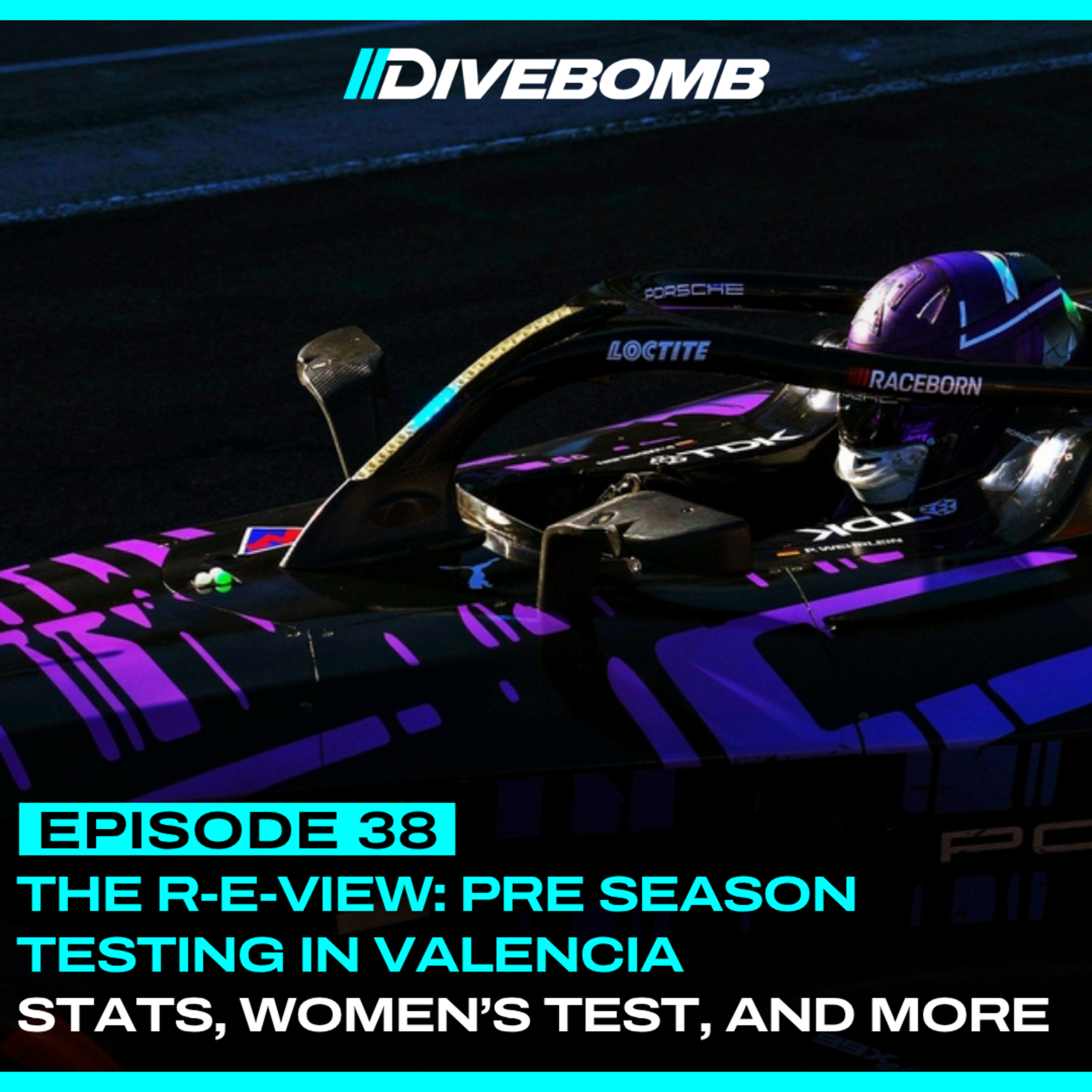 Episode 38: The R-E-VIEW: Pre-season testing in Valencia episode artwork