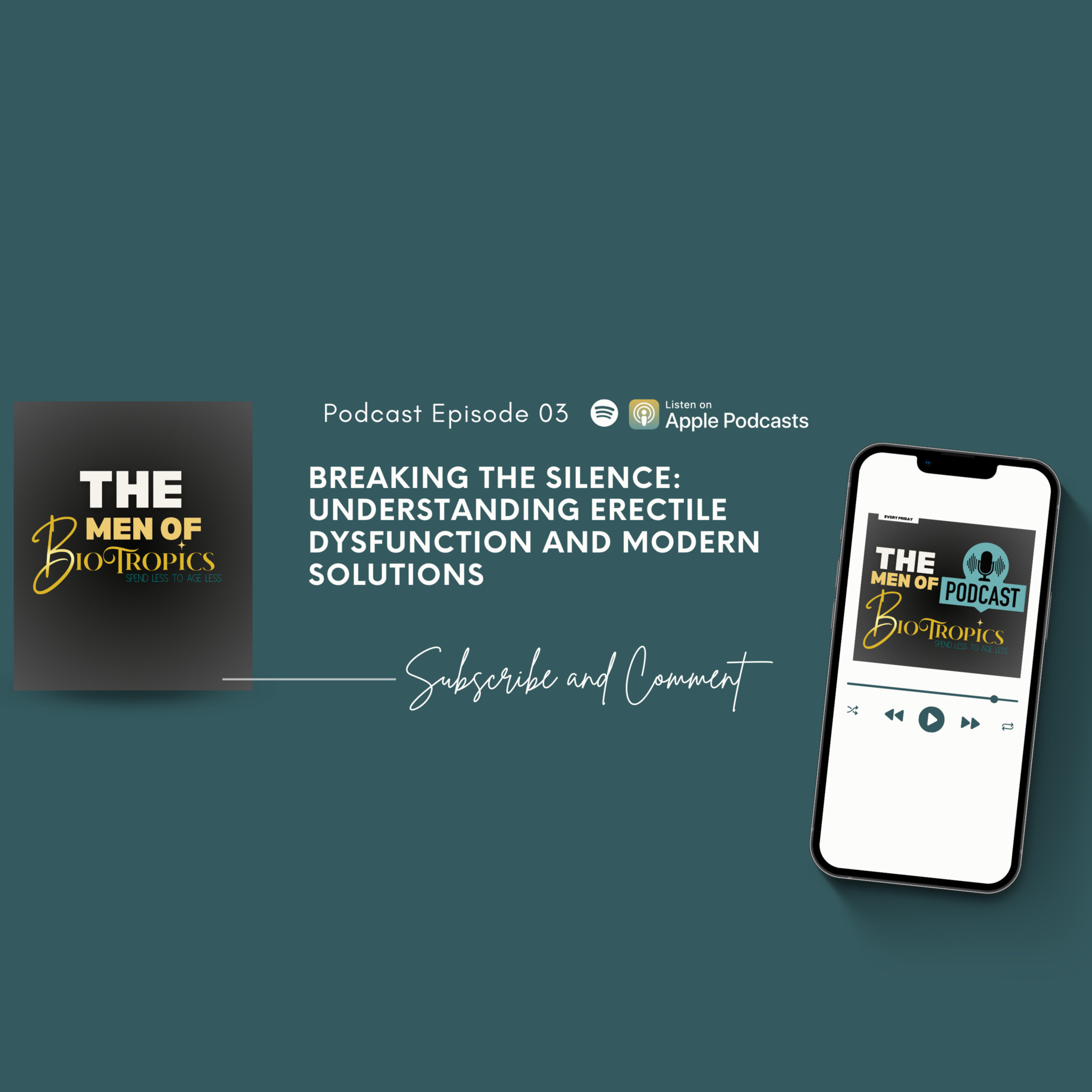 Breaking the Silence: Understanding Erectile Dysfunction and Modern Solutions episode artwork