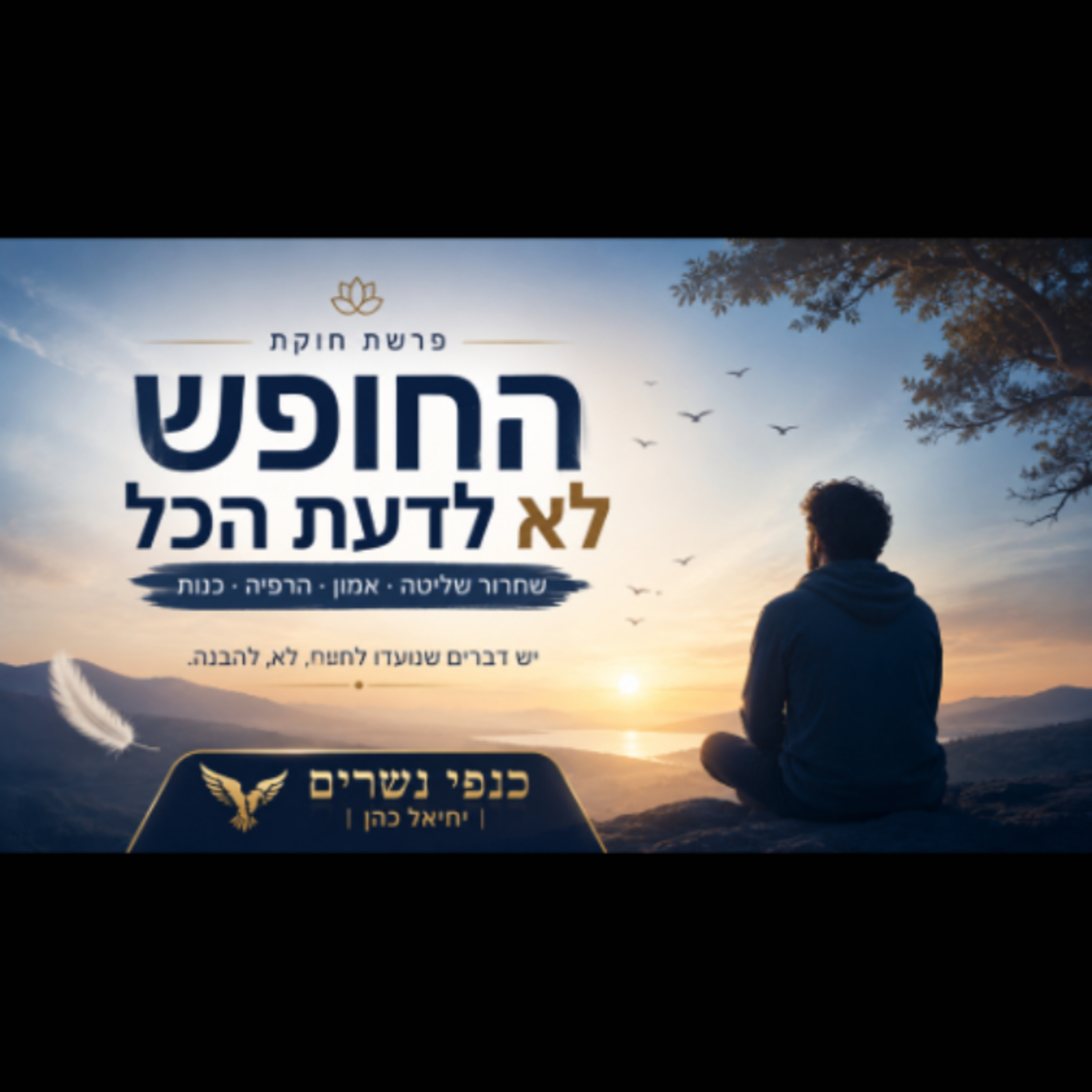 החופש לא לדעת הכל | #84 | הנפש בפרשת חוקת  episode artwork