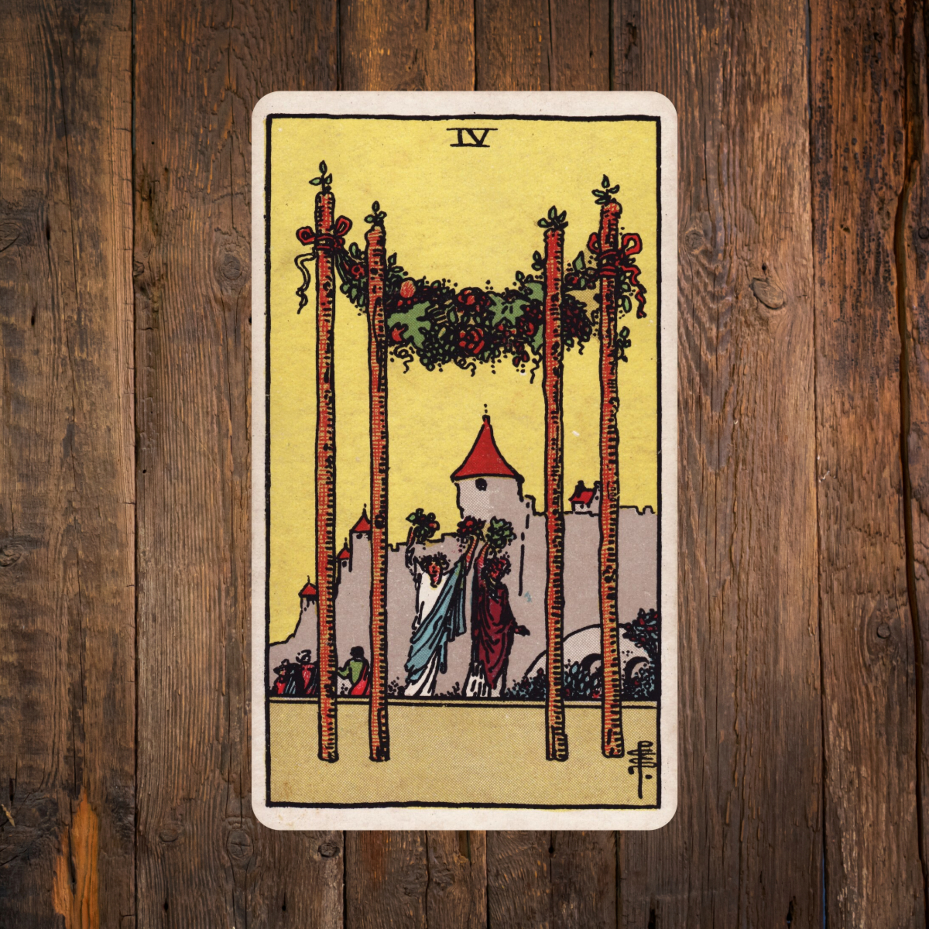Four of Wands: One Card, Different Questions, Different Answers episode artwork