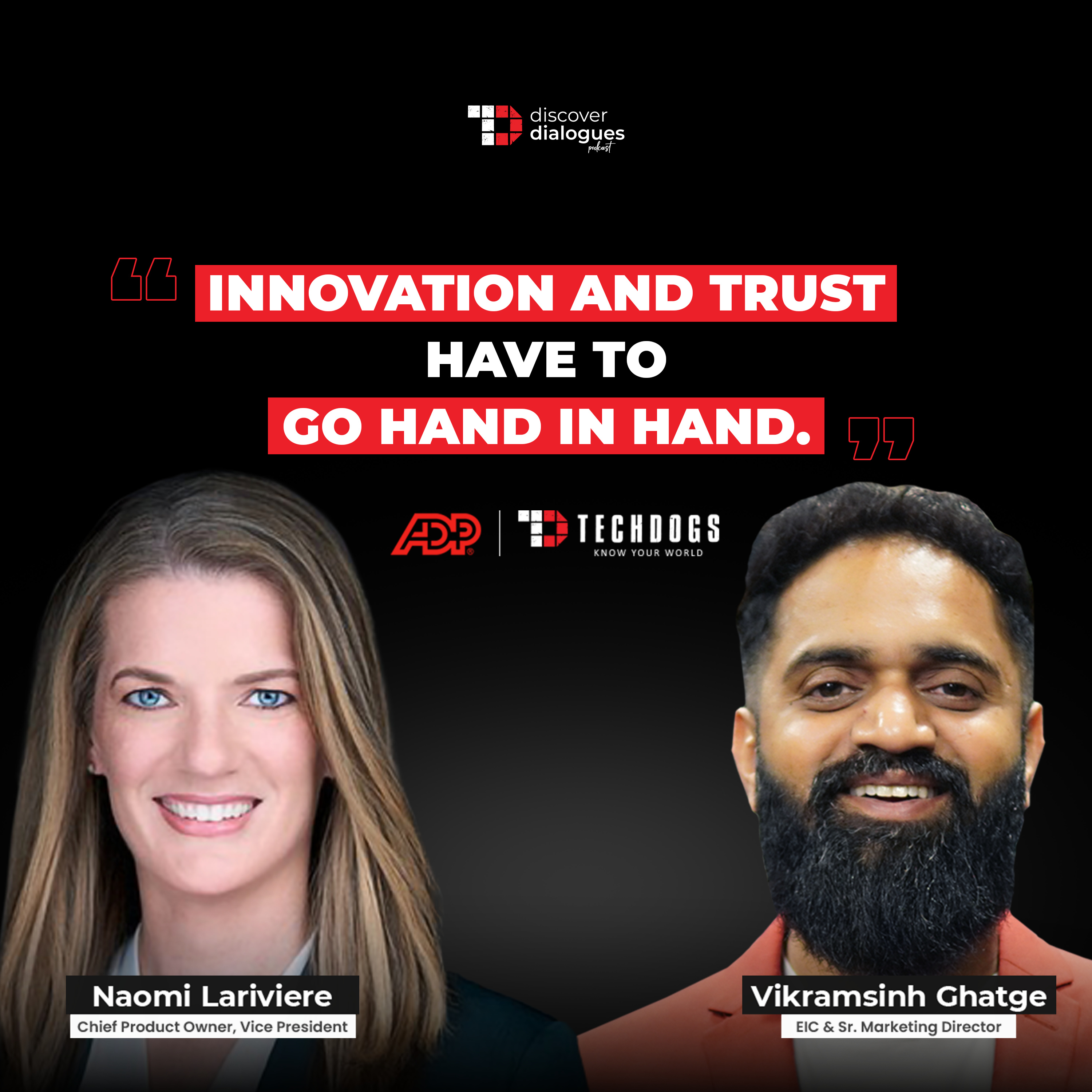Building Trusted AI For The Future Of Work Ft. Naomi Lariviere, Chief Product Owner & VP At ADP episode artwork