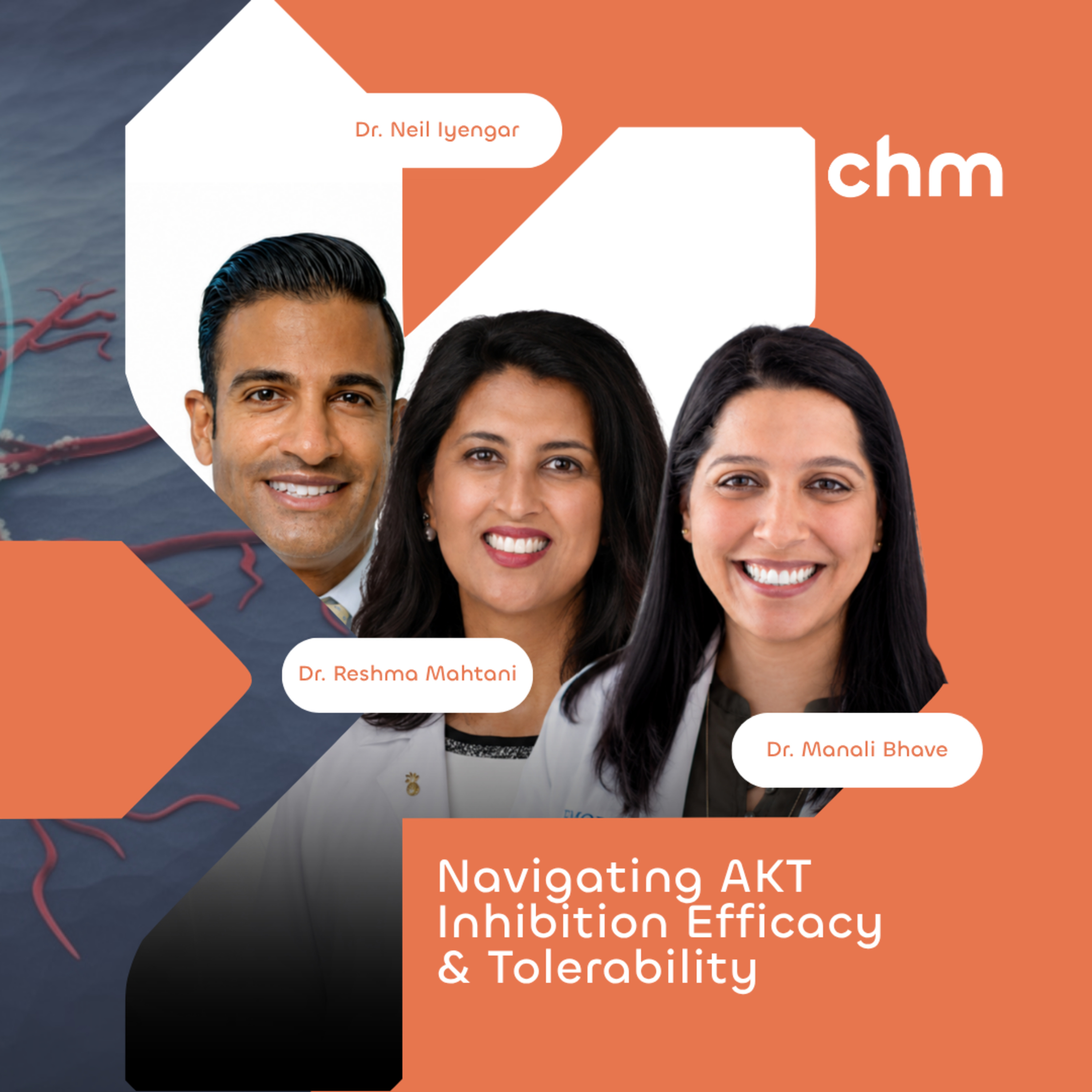Drs. Neil Iyengar, Manali Bhave & Reshma Mahtani - Navigating AKT Inhibition Efficacy & Tolerability episode artwork