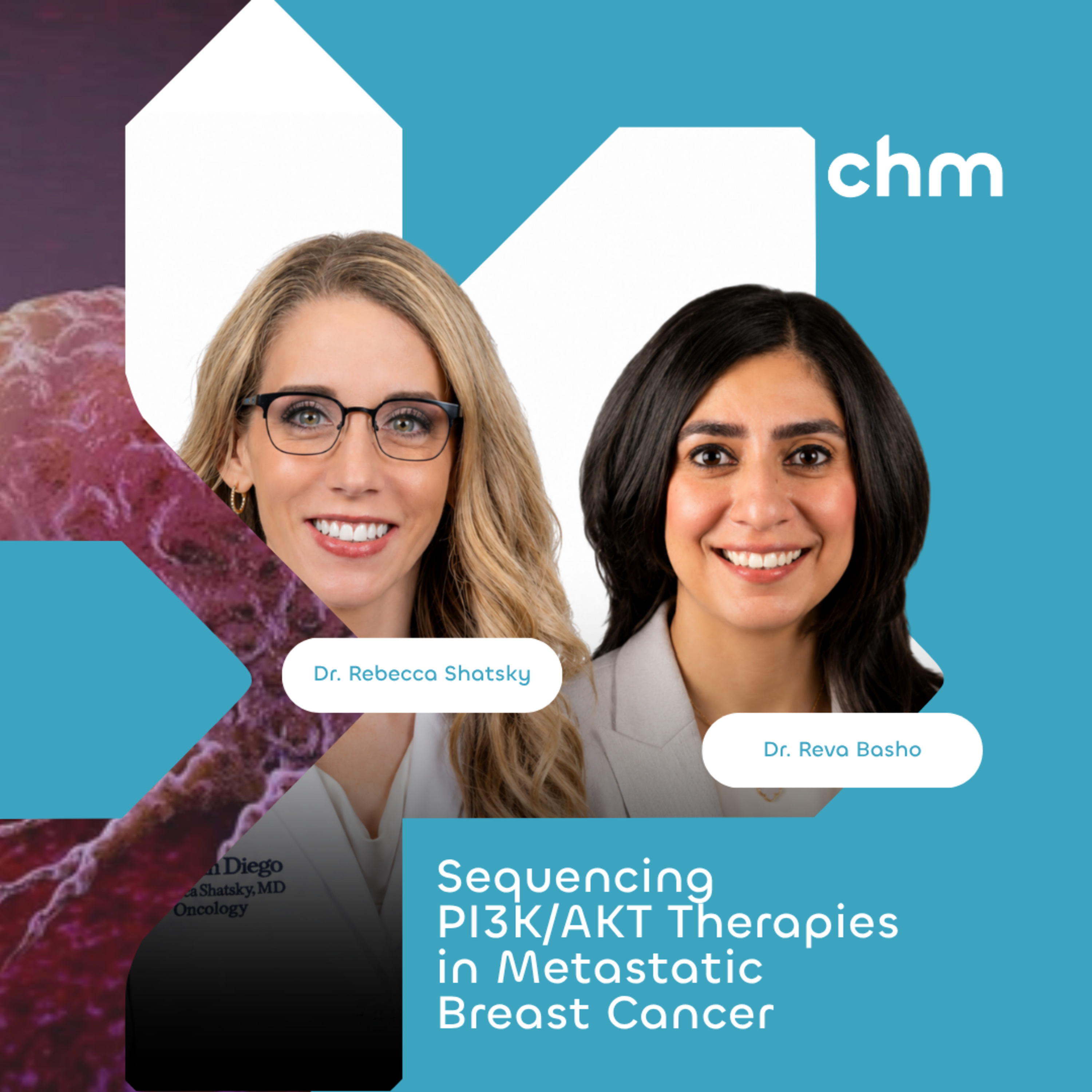 Dr. Rebecca Shatsky & Dr. Reva Basho - Sequencing PI3K/AKT Therapies in Metastatic Breast Cancer episode artwork