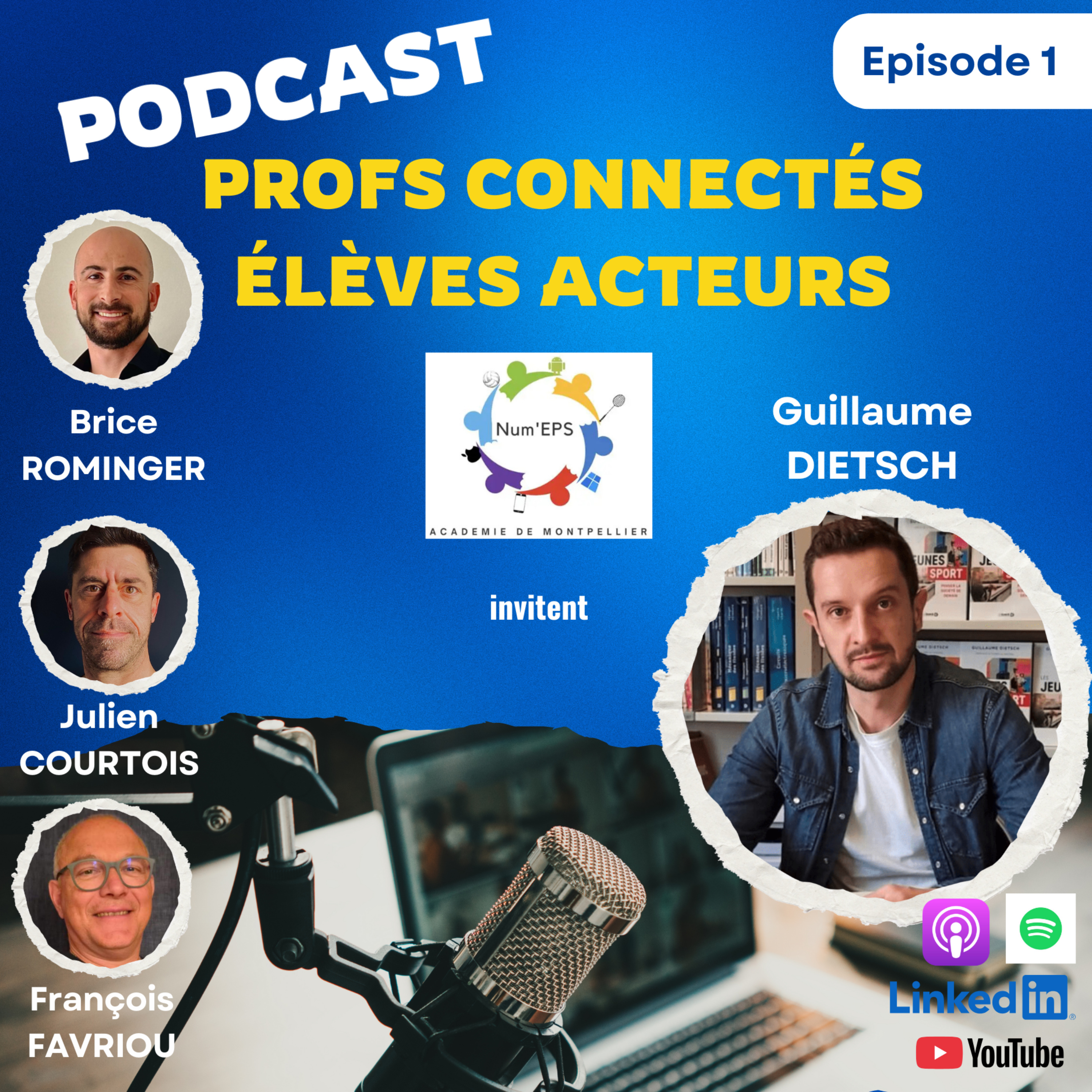 S1-E1 : Corps connectés, élèves acteurs : 1er épisode avec Guillaume Dietsch! episode artwork