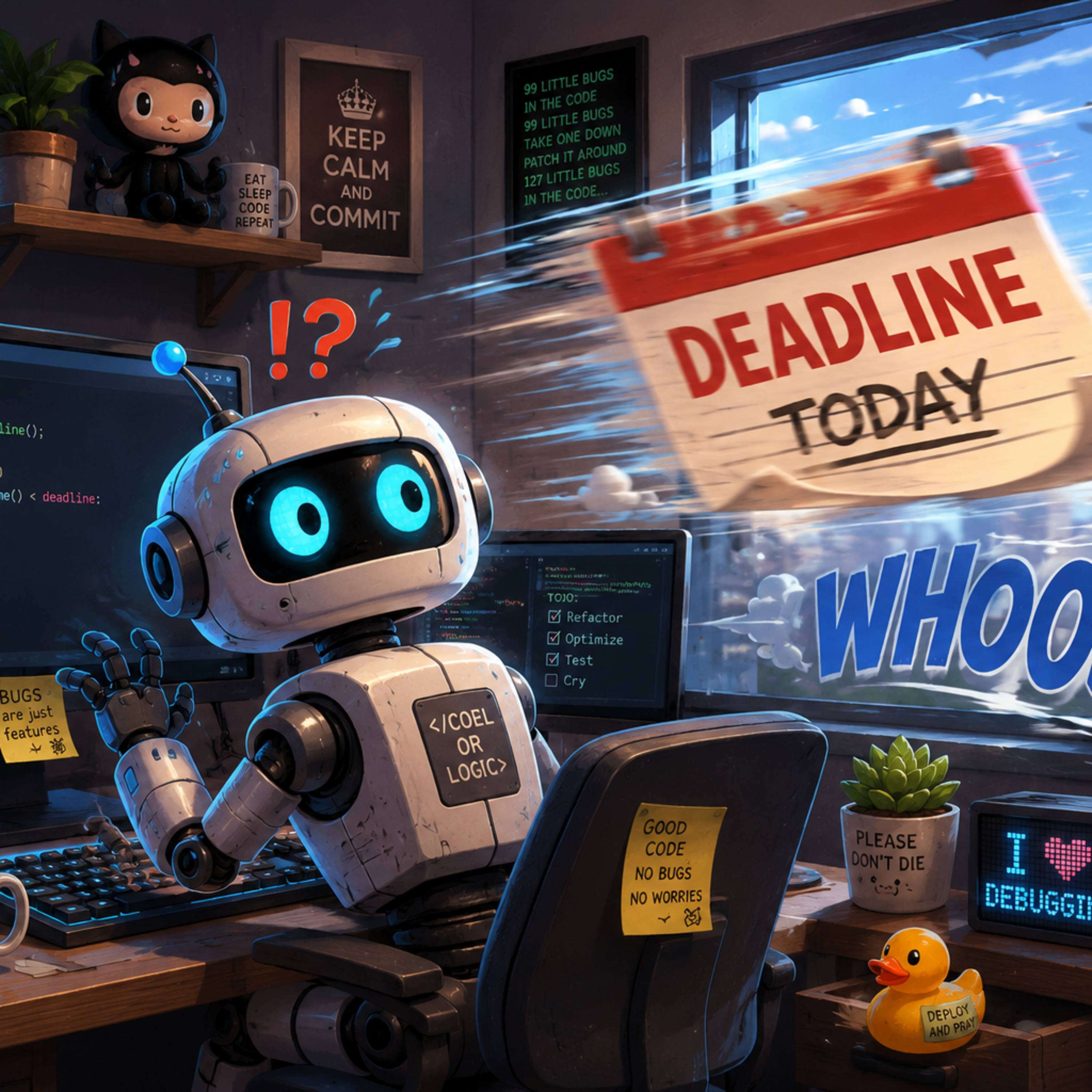 The whooshing sound of deadlines episode artwork