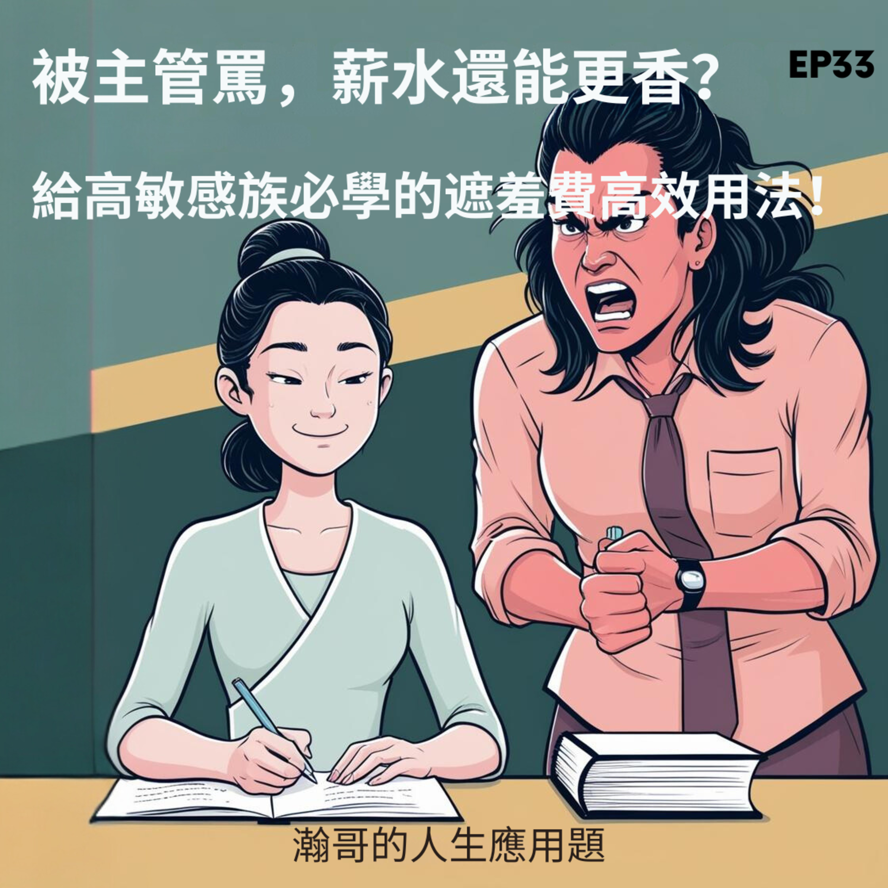 EP33.被主管罵，薪水還能更香？給高敏感族必學的遮羞費高效用法！ episode artwork