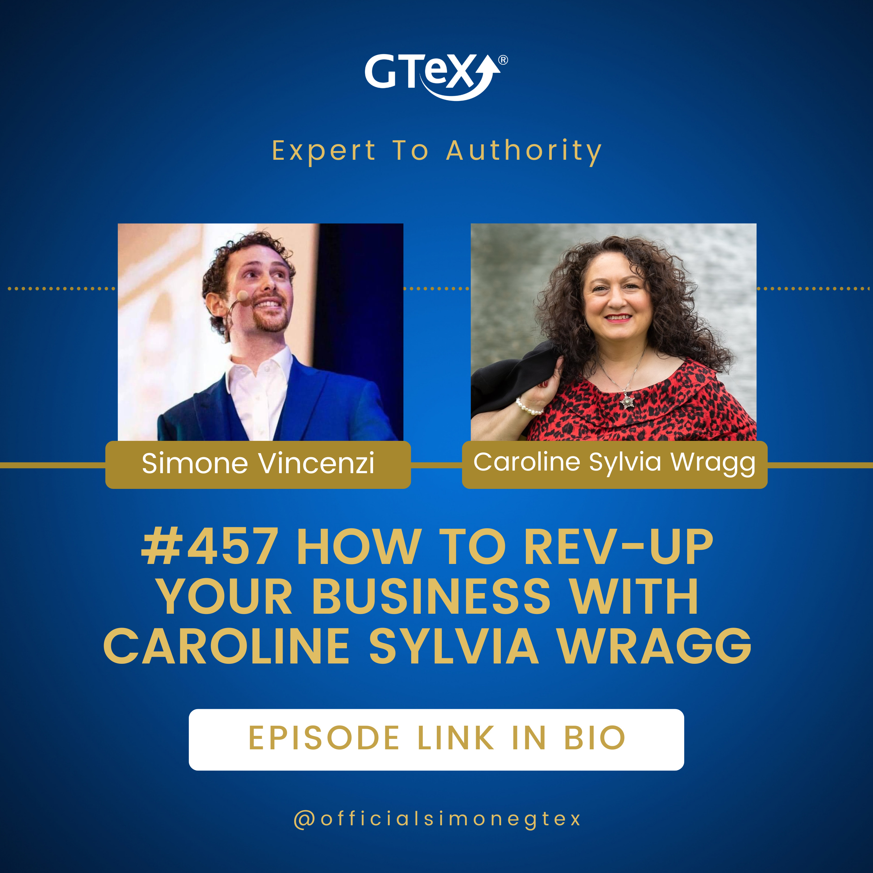 Episode #457 How to Rev-Up Your Business with Caroline Sylvia Wragg episode artwork