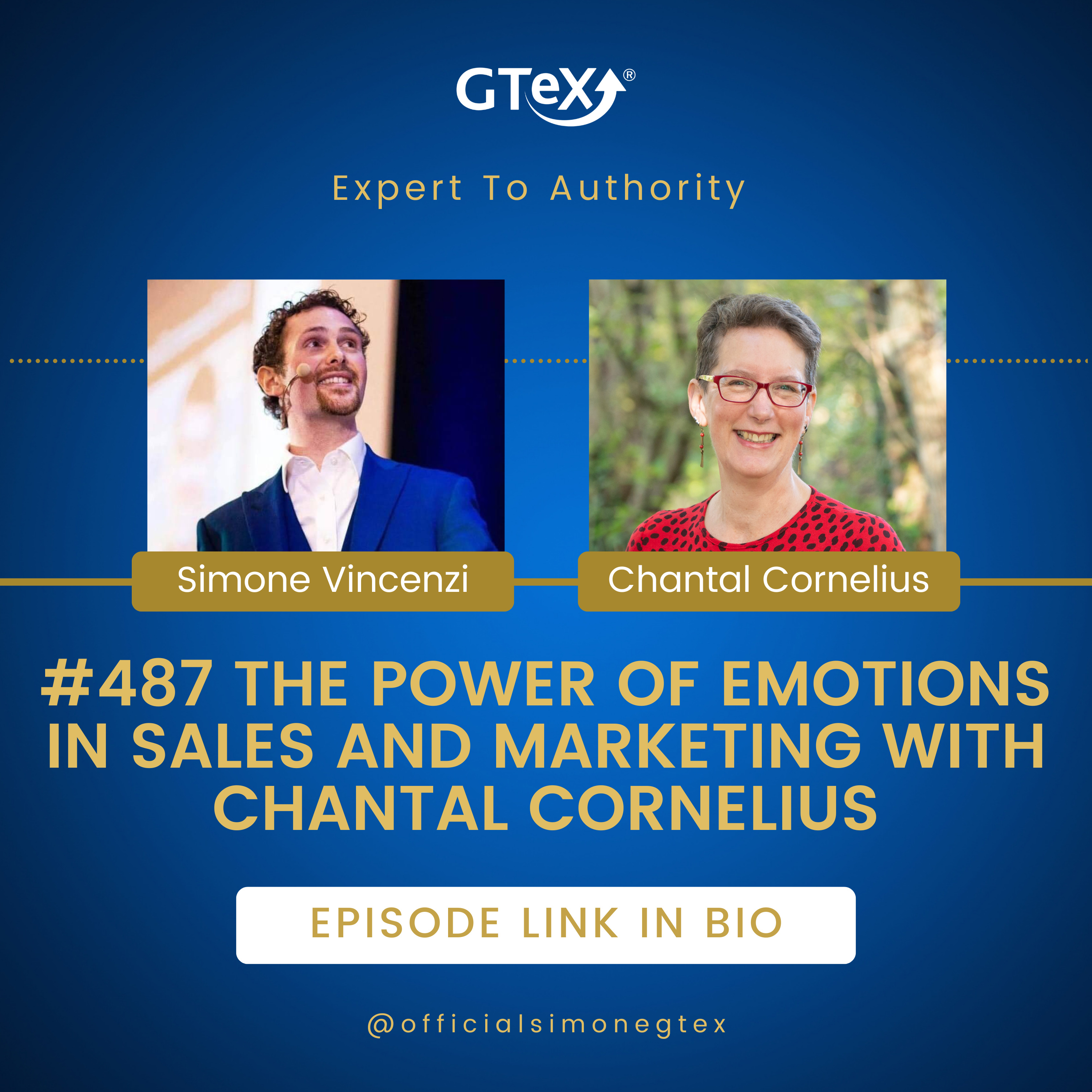 Episode #487 The Power of Emotions in Sales and Marketing with Chantal Cornelius episode artwork