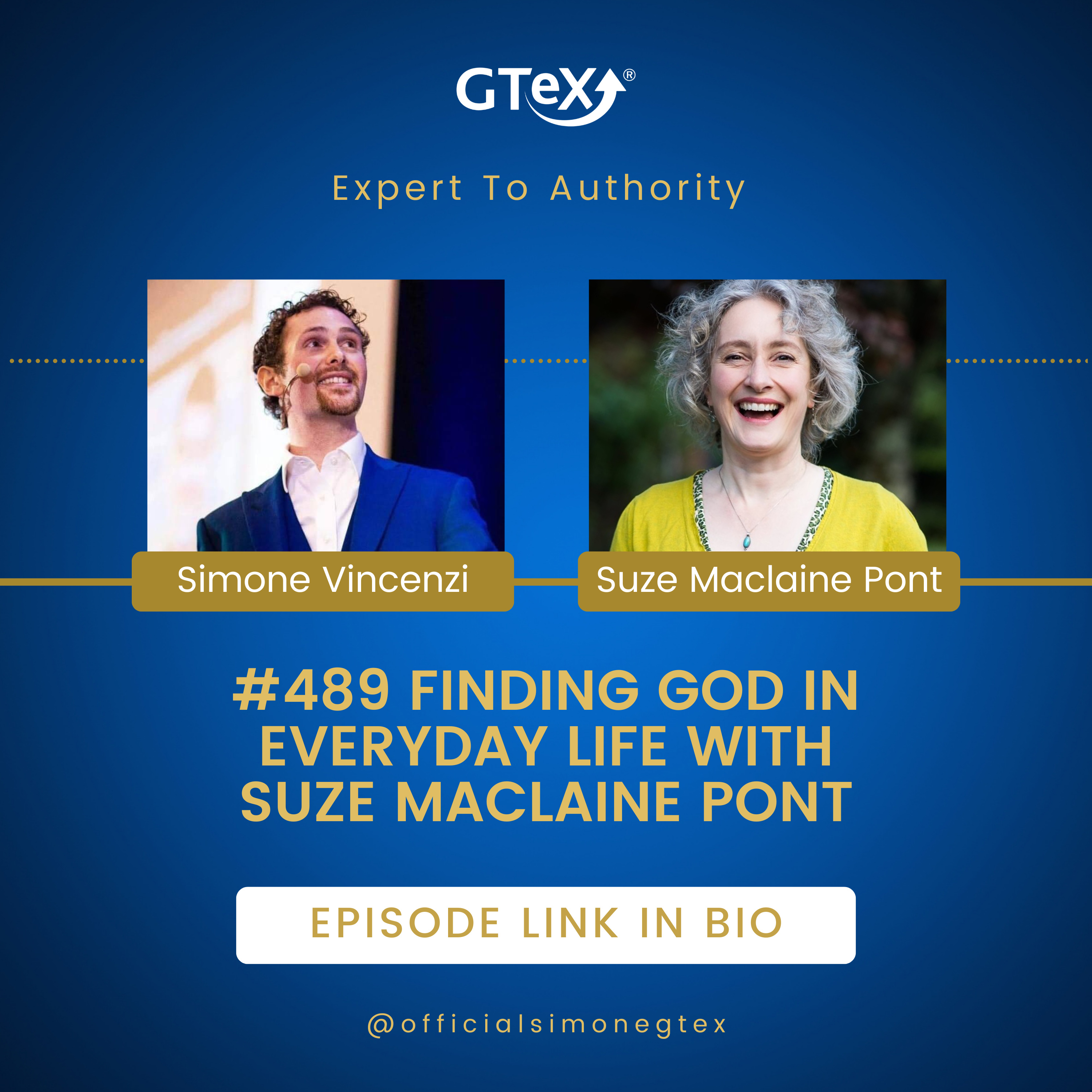 Episode #489 Finding God in Everyday Life with Suze Maclaine Pont episode artwork