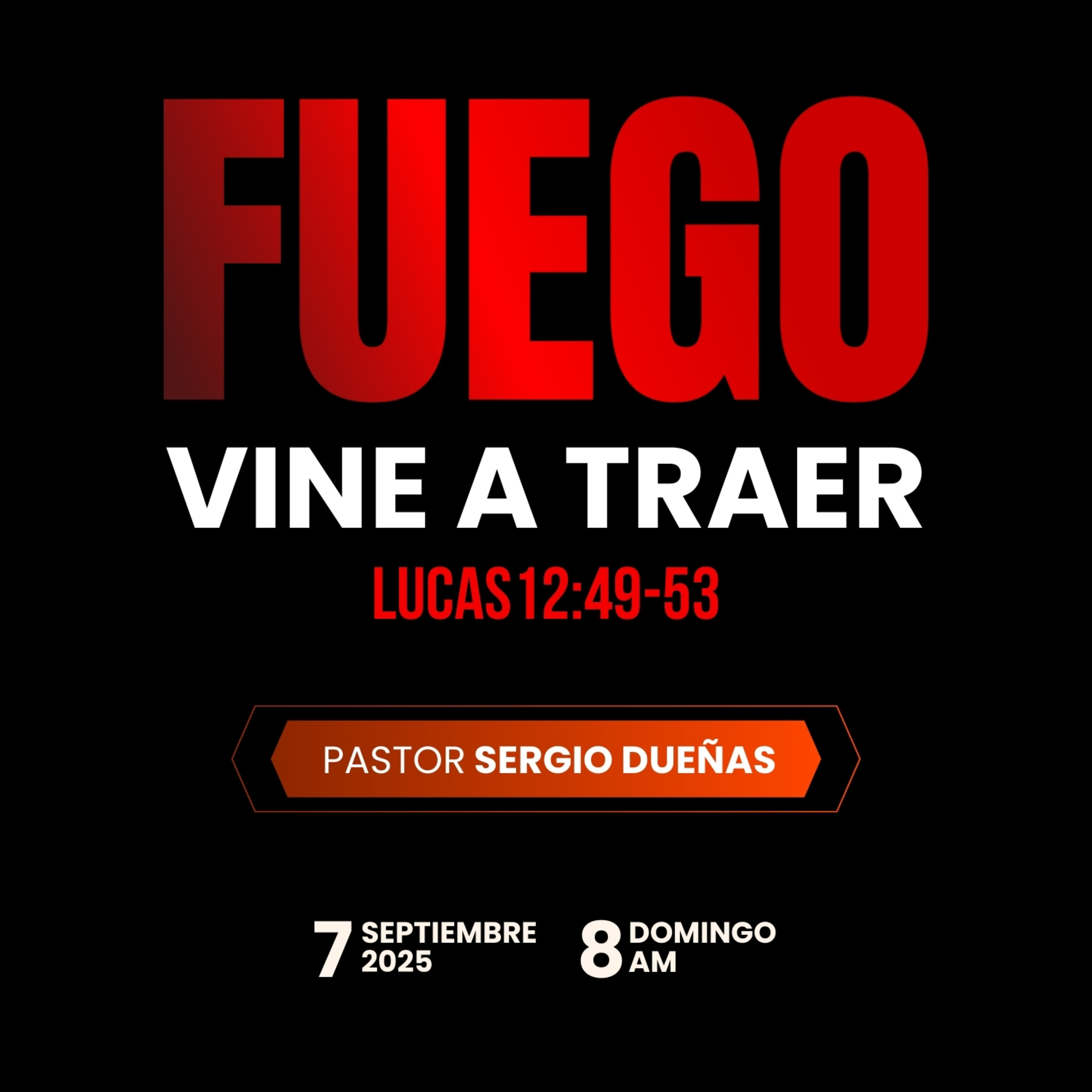 Sergio Dueñas - Fuego vine a tratar