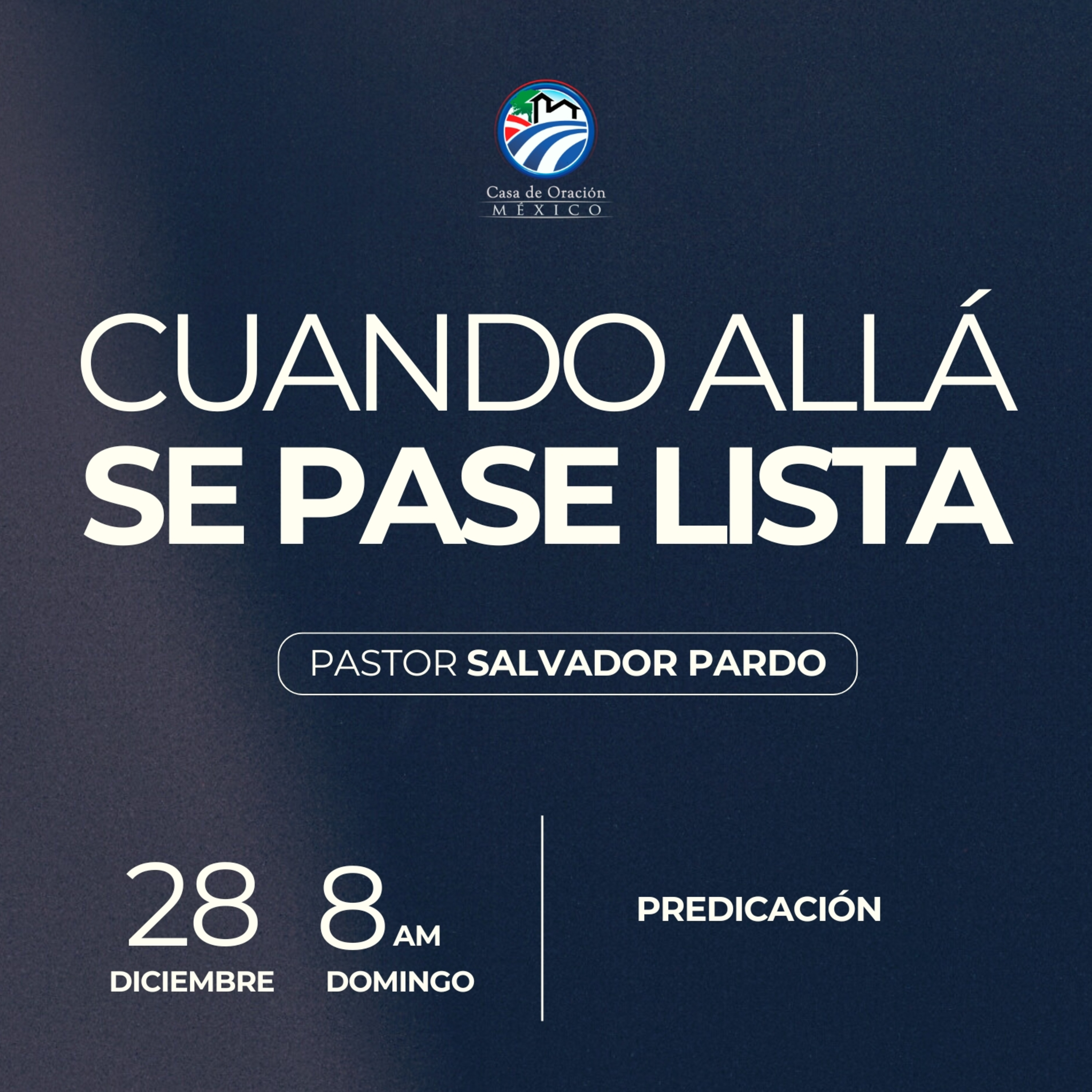 Salvador Pardo - Cuando allá se pase lista