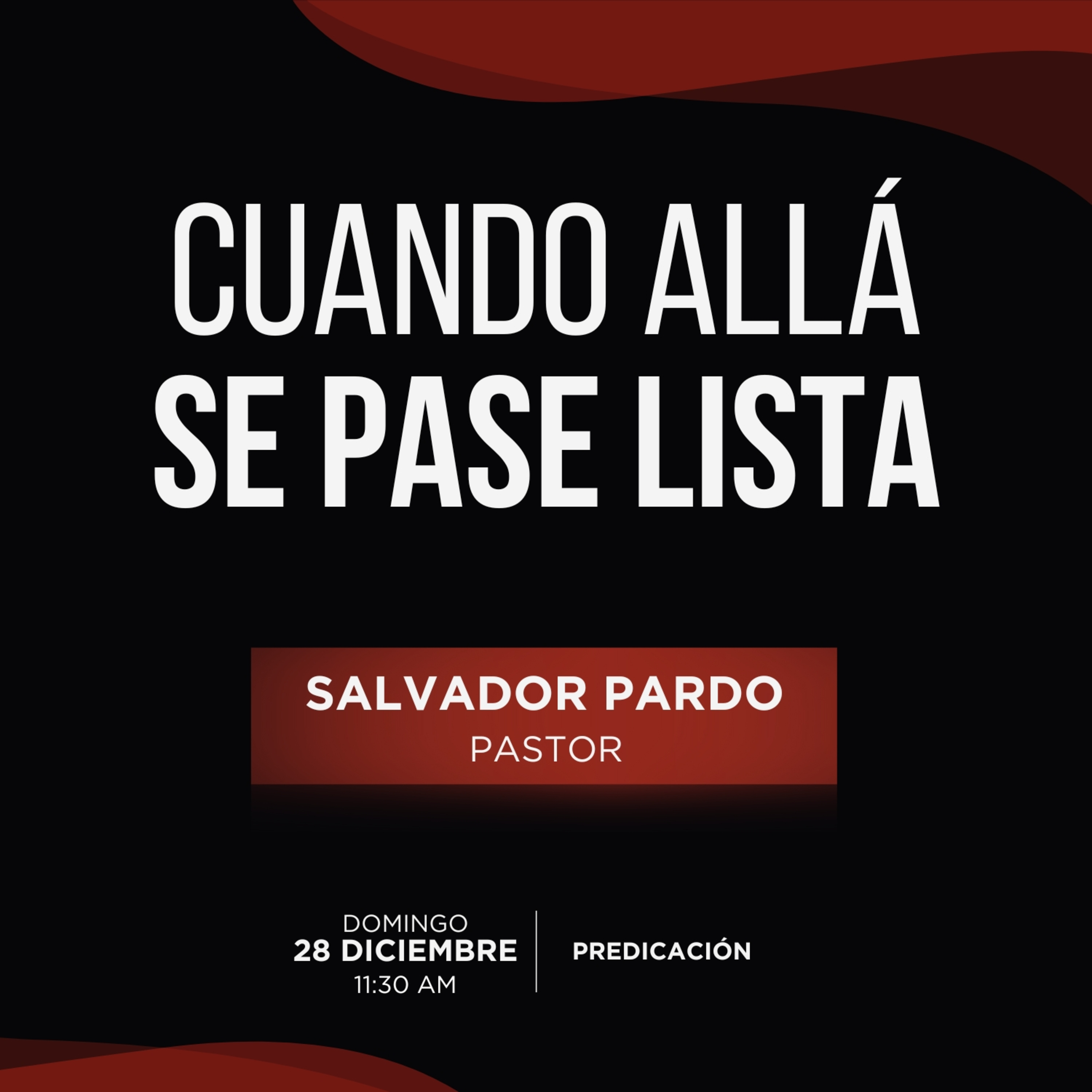 Salvador Pardo - Cuando allá se pase lista