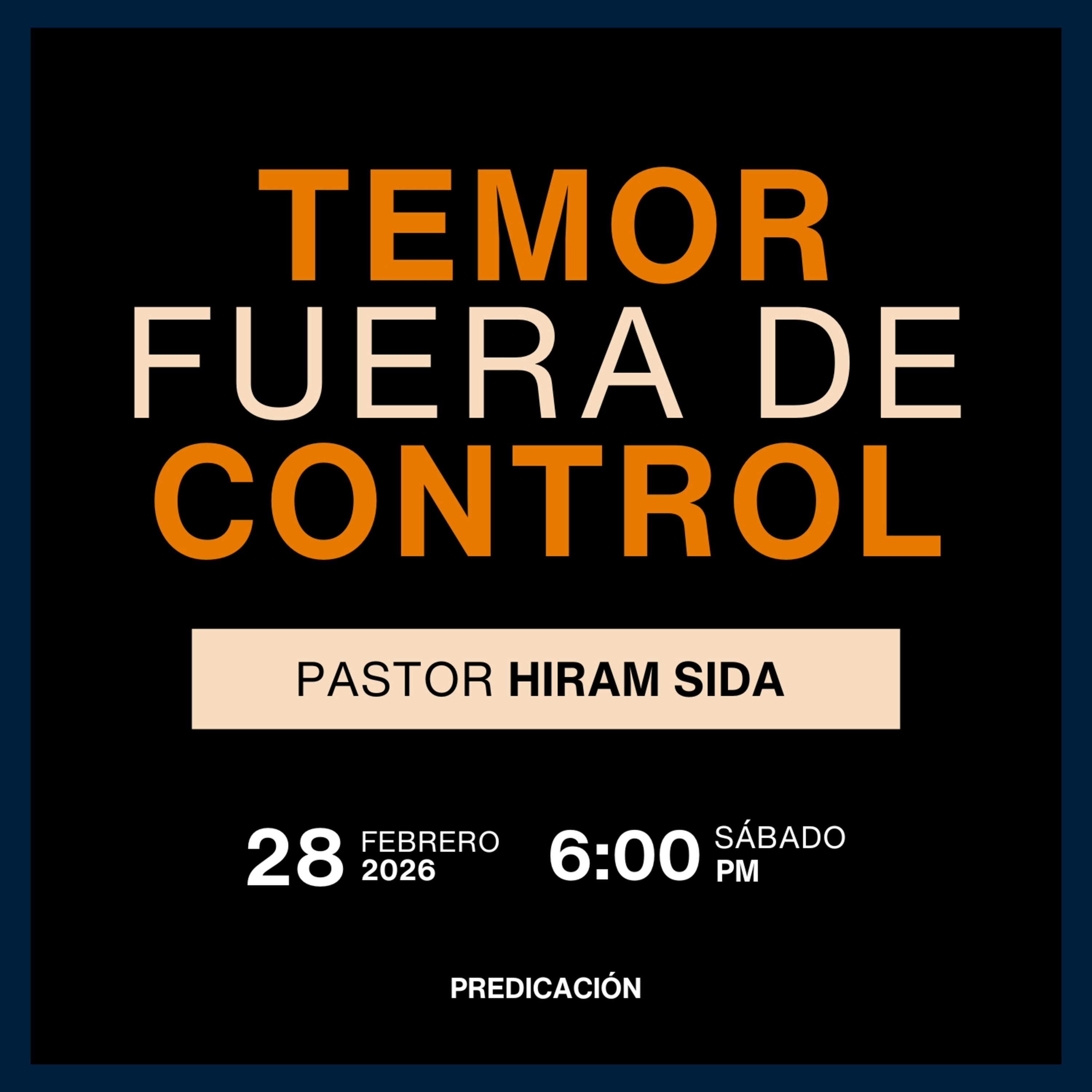 Hiram Sida - Temor fuera de control