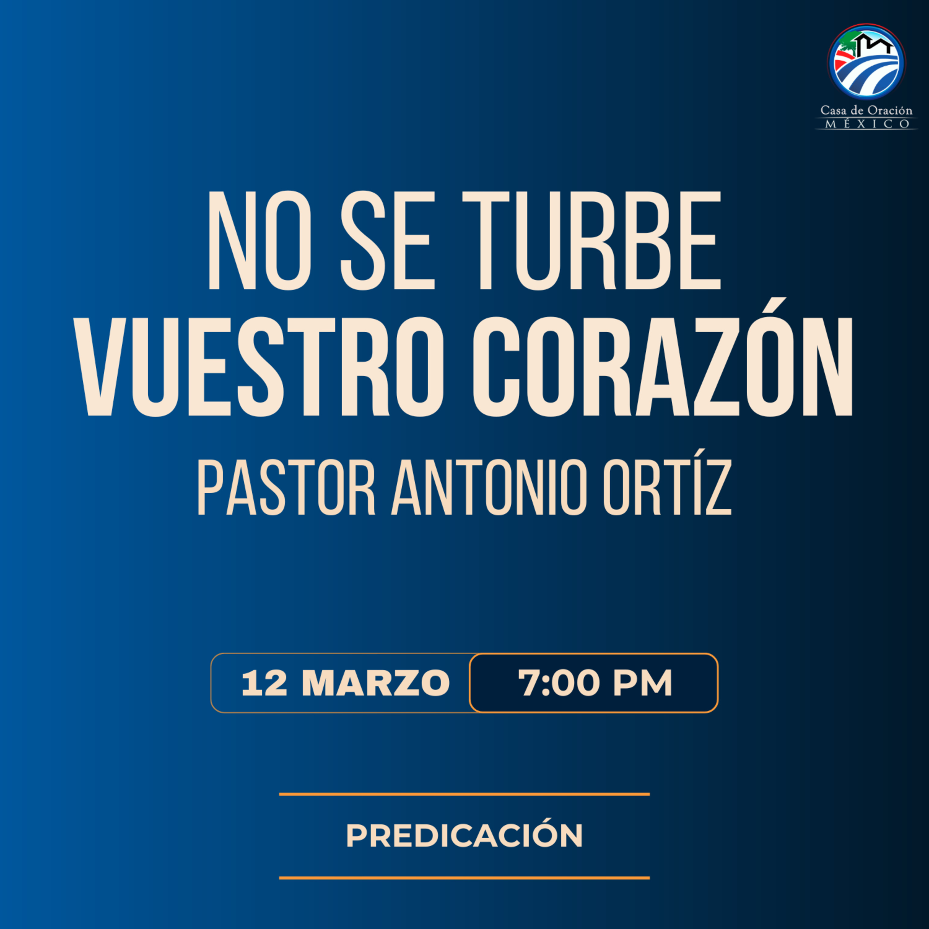 Antonio Ortíz - No se turbe vuestro corazón