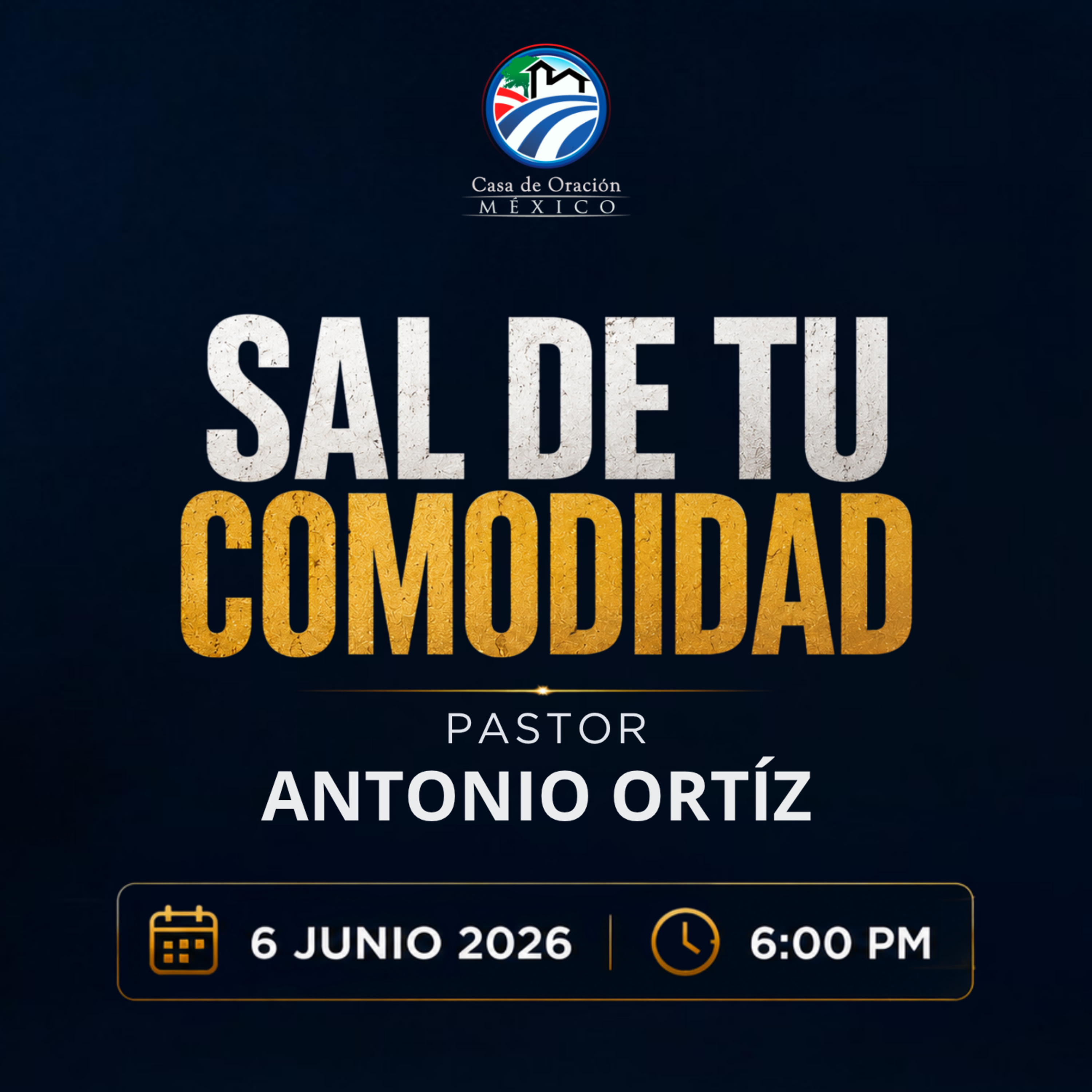 Antonio Ortíz - Sal de tu comodidad