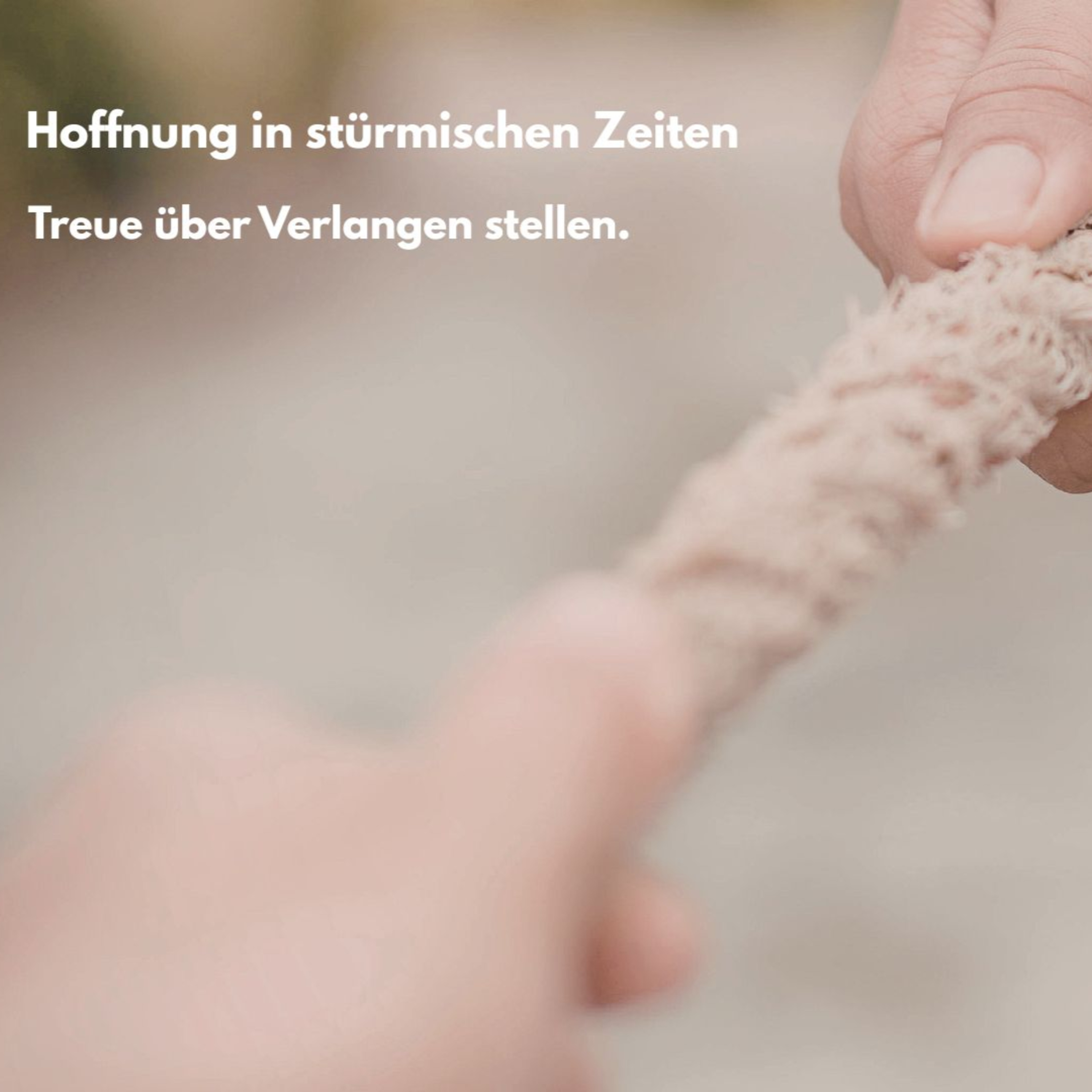 Hoffnung in stürmischen Zeiten: Treue über Verlangen stellen | Predigt 19.4.2025 | Niklas Jarstorff episode artwork